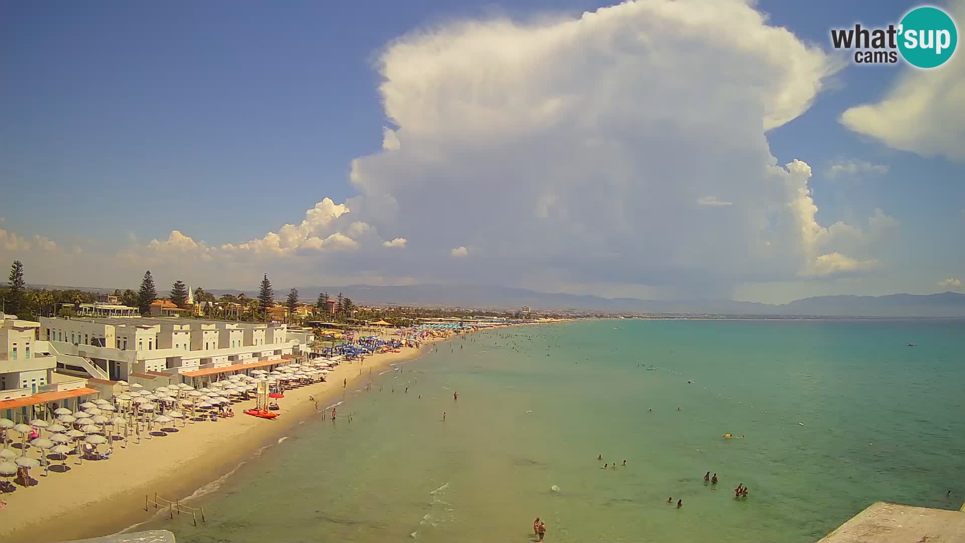 Live Webcam Gulf of Cagliari – Poetto beach – Sardinia