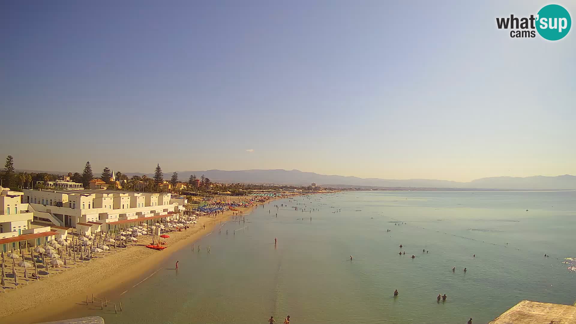 Live Webcam Golf von Cagliari – Strand Poetto – Sardinien