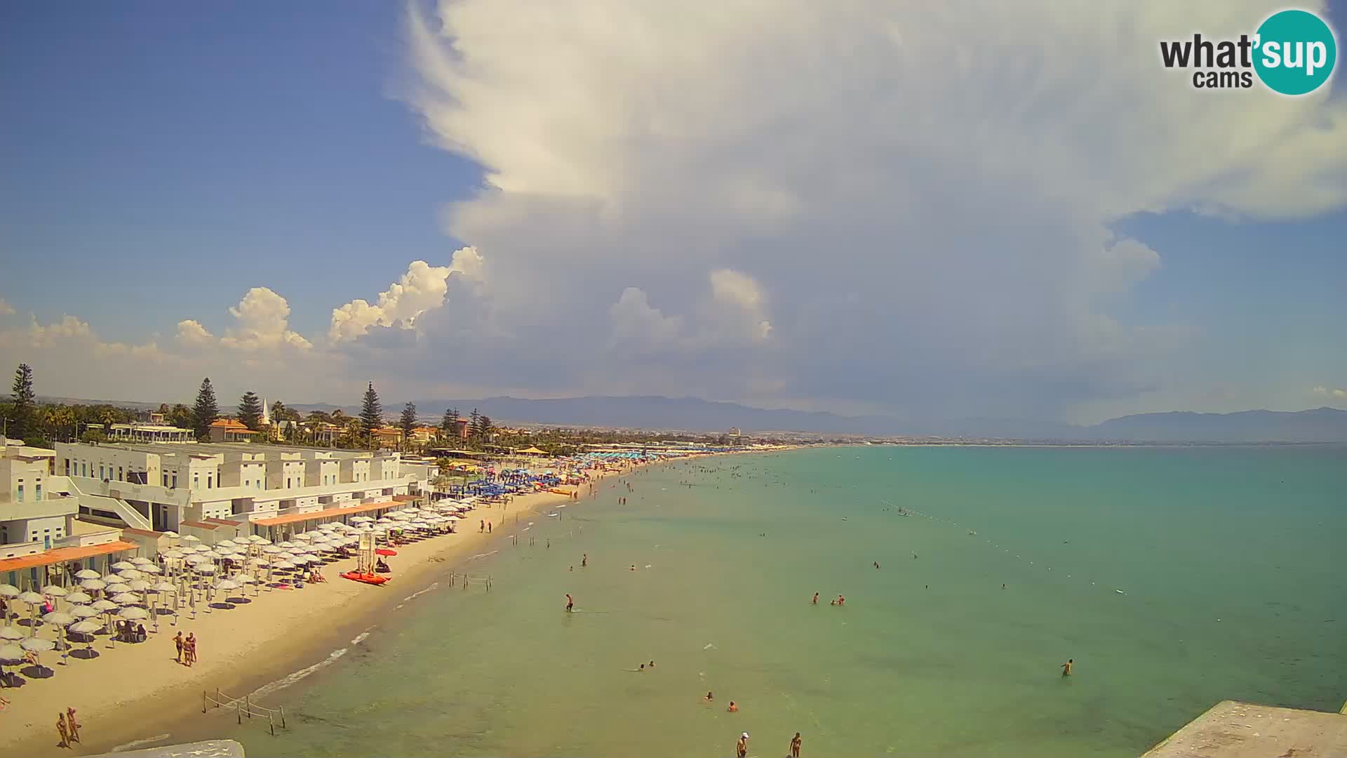 Live Webcam Gulf of Cagliari – Poetto beach – Sardinia