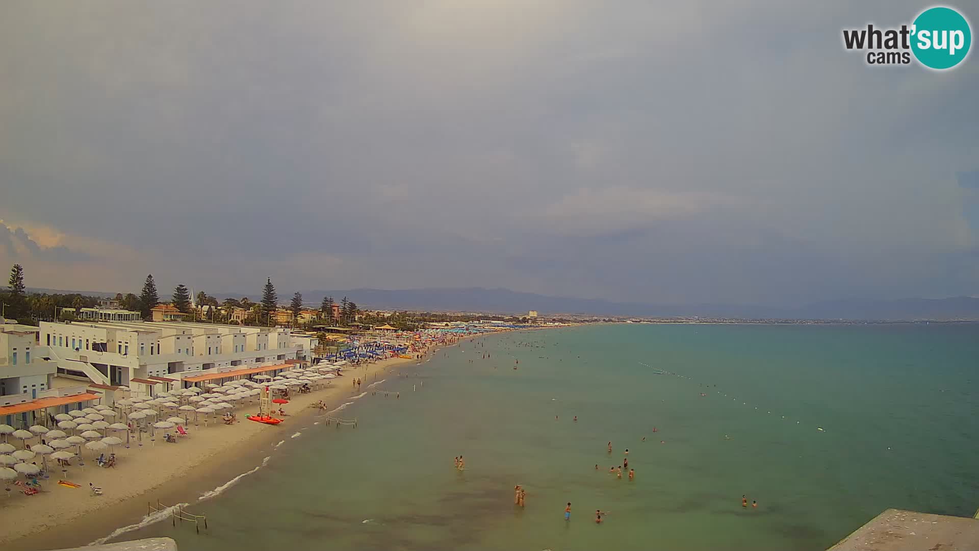 Live Webcam Golfo di Cagliari – Spiaggia del Poetto – Sardegna