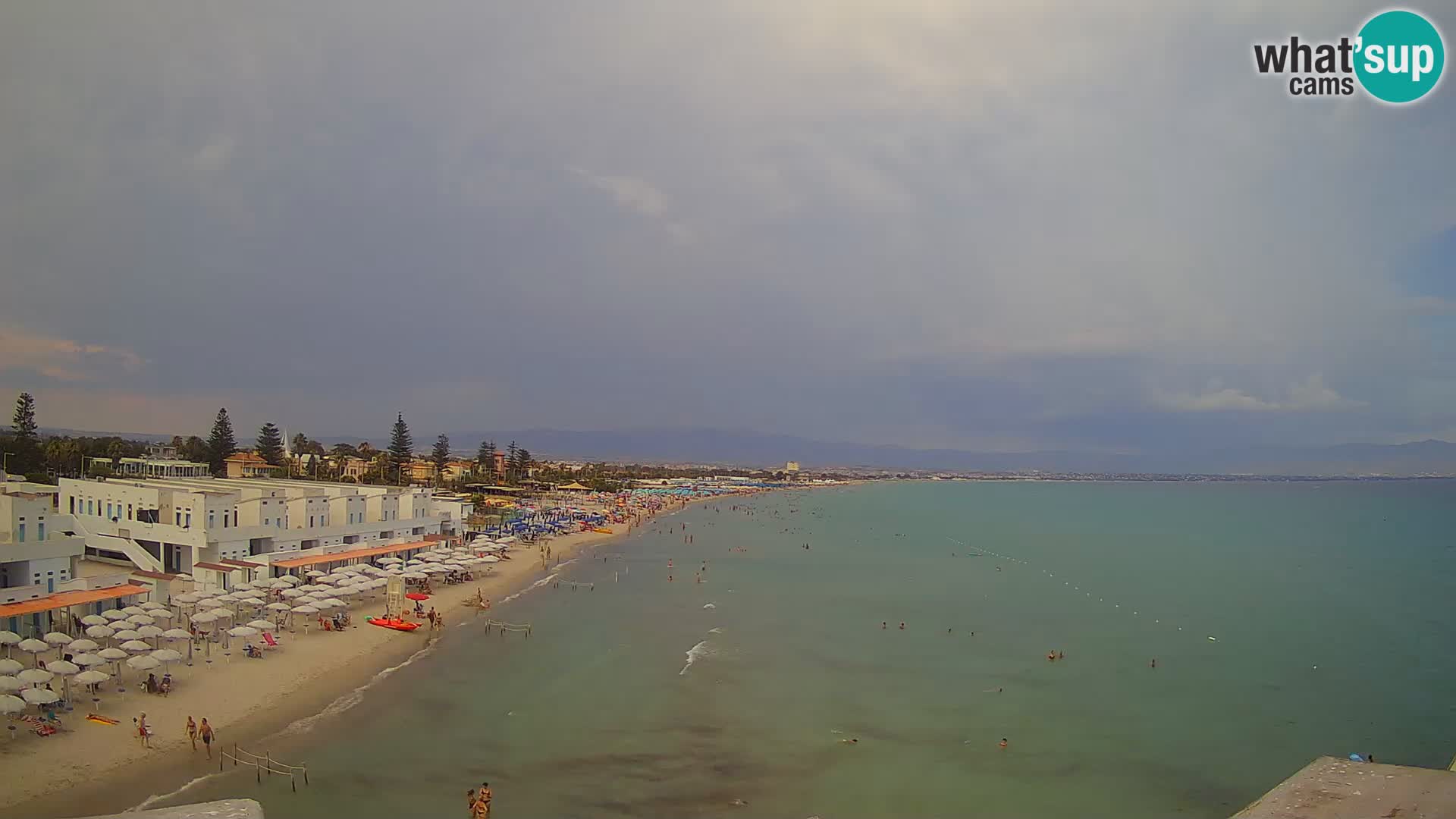 Live Webcam Golf von Cagliari – Strand Poetto – Sardinien
