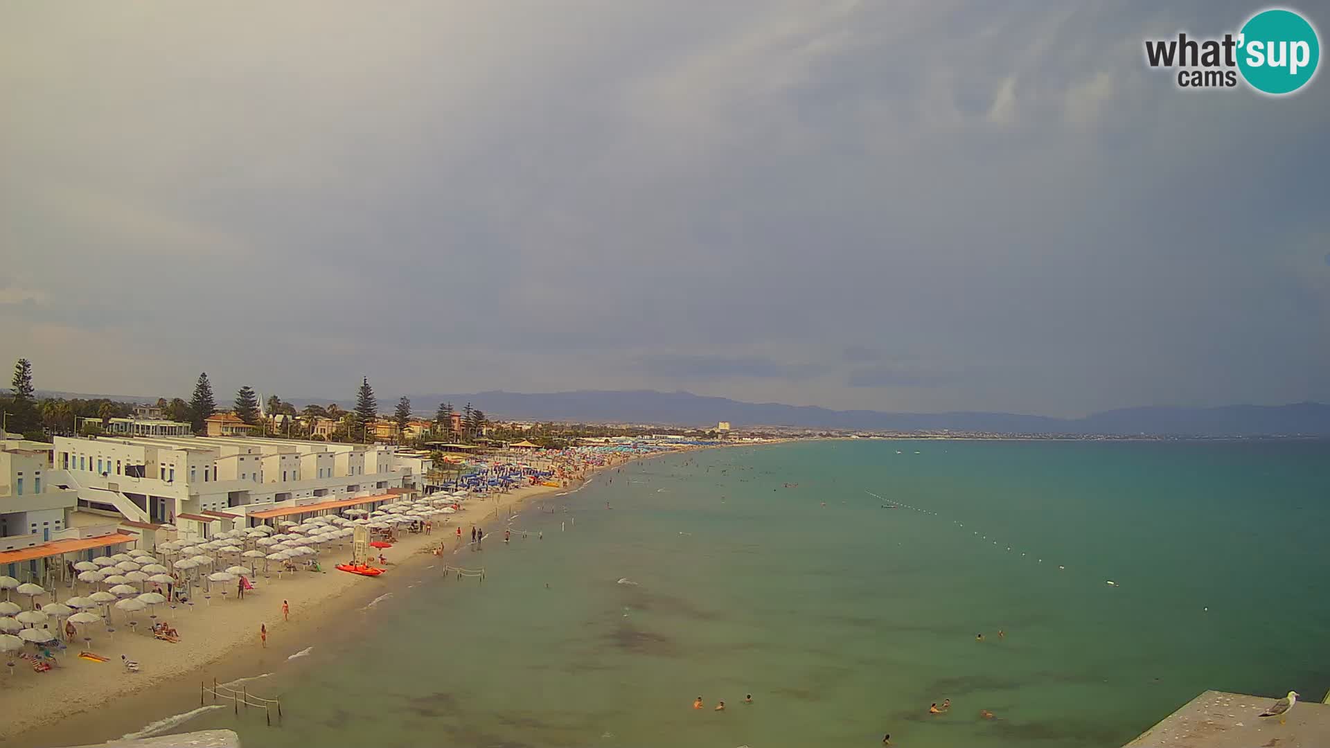 Live Webcam Gulf of Cagliari – Poetto beach – Sardinia