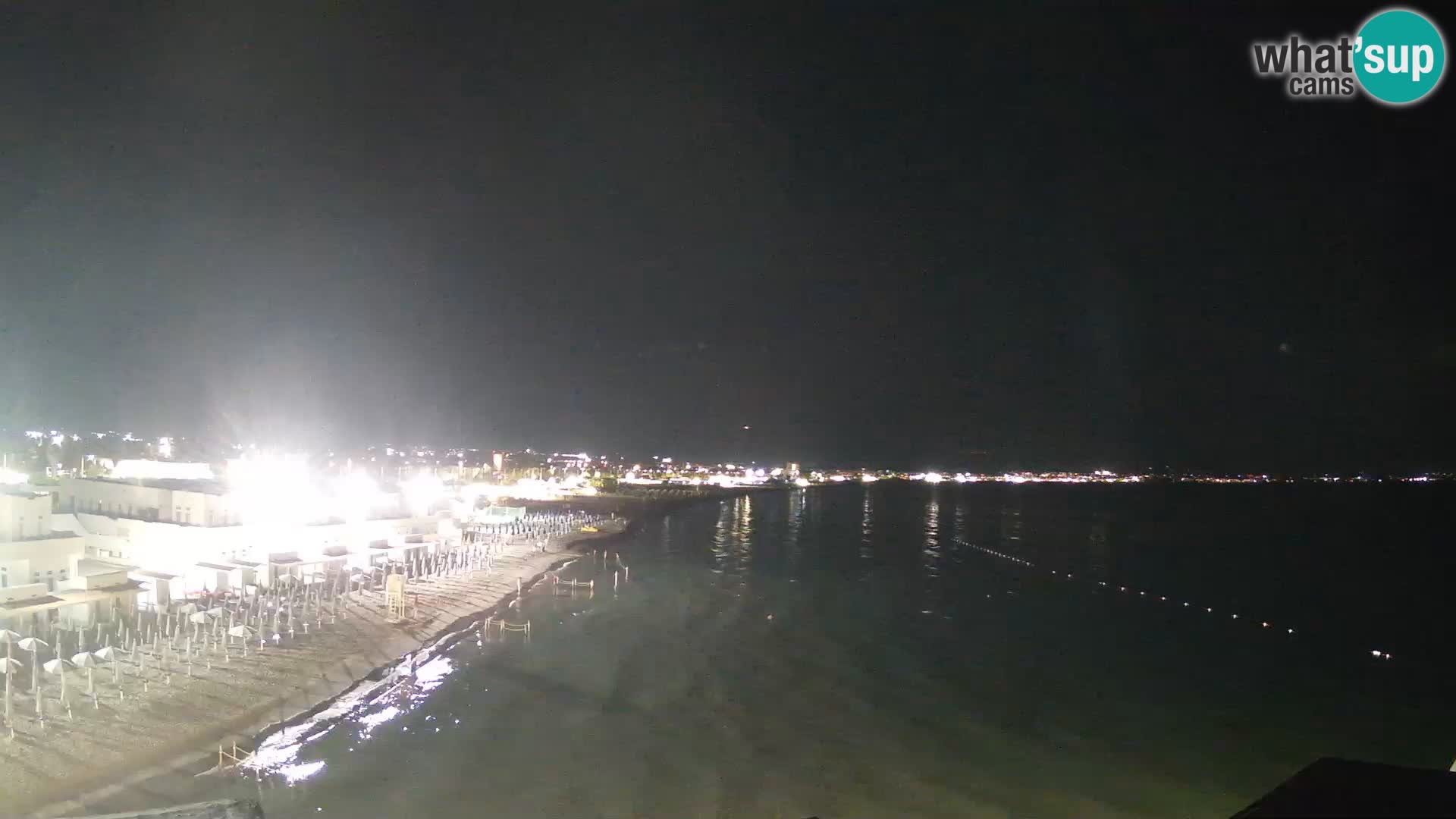Webcam en direct Golfe de Cagliari – Plage du Poetto – Sardaigne
