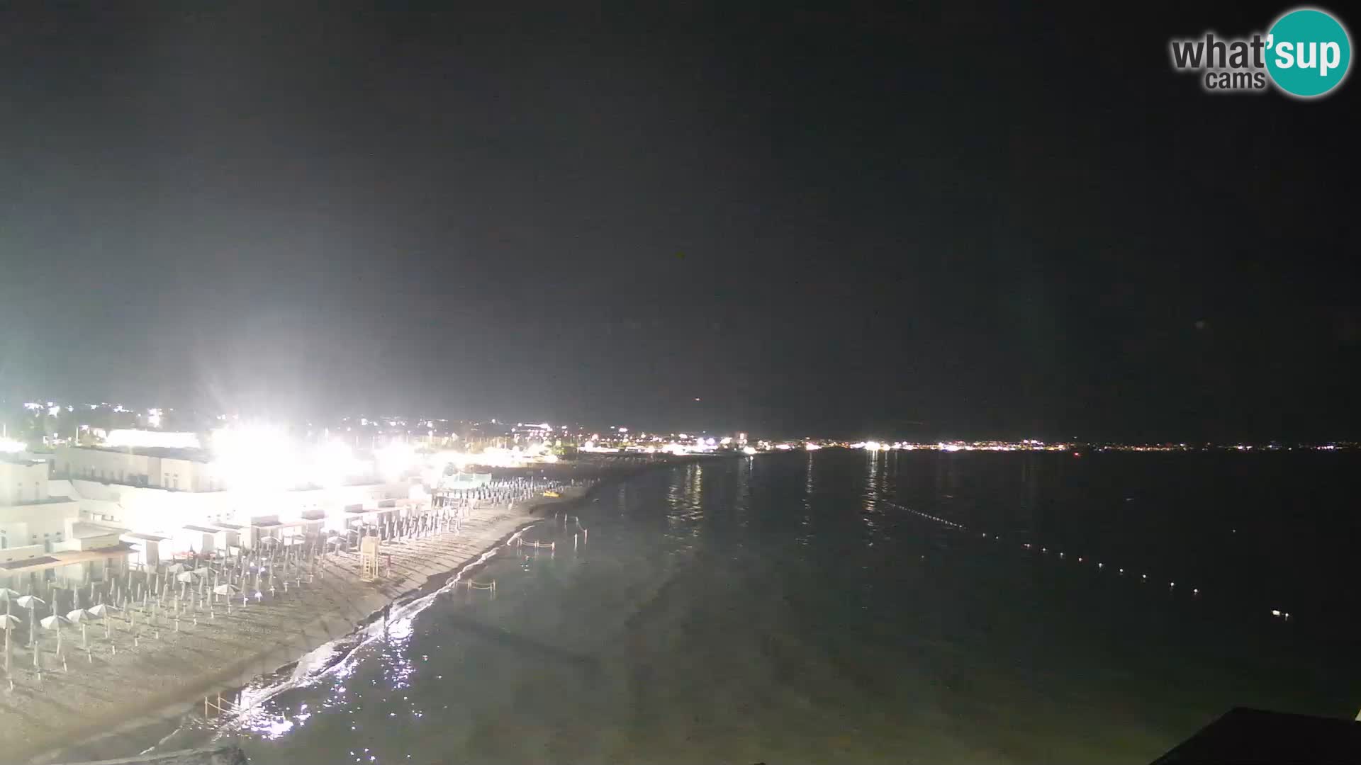 Webcam en direct Golfe de Cagliari – Plage du Poetto – Sardaigne