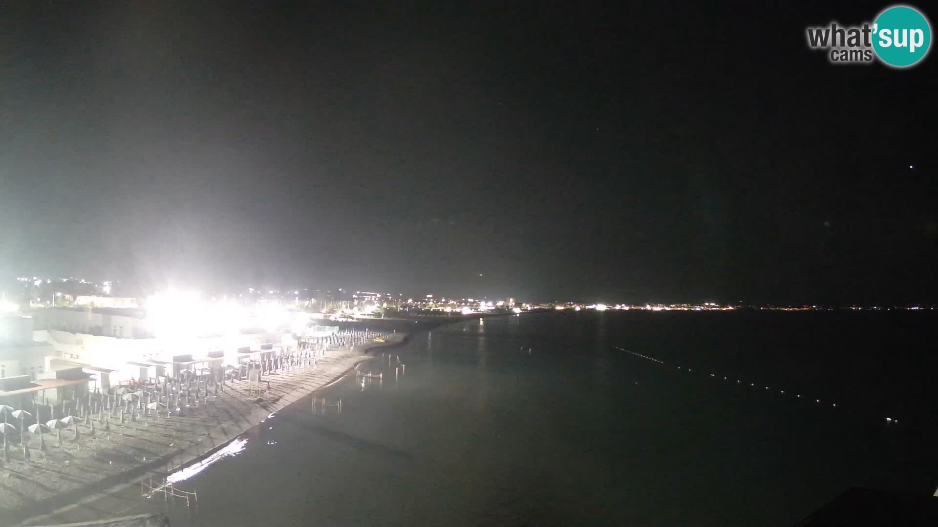 Web kamera uživo Cagliarski zaljev – plaža Poetto – Sardinija