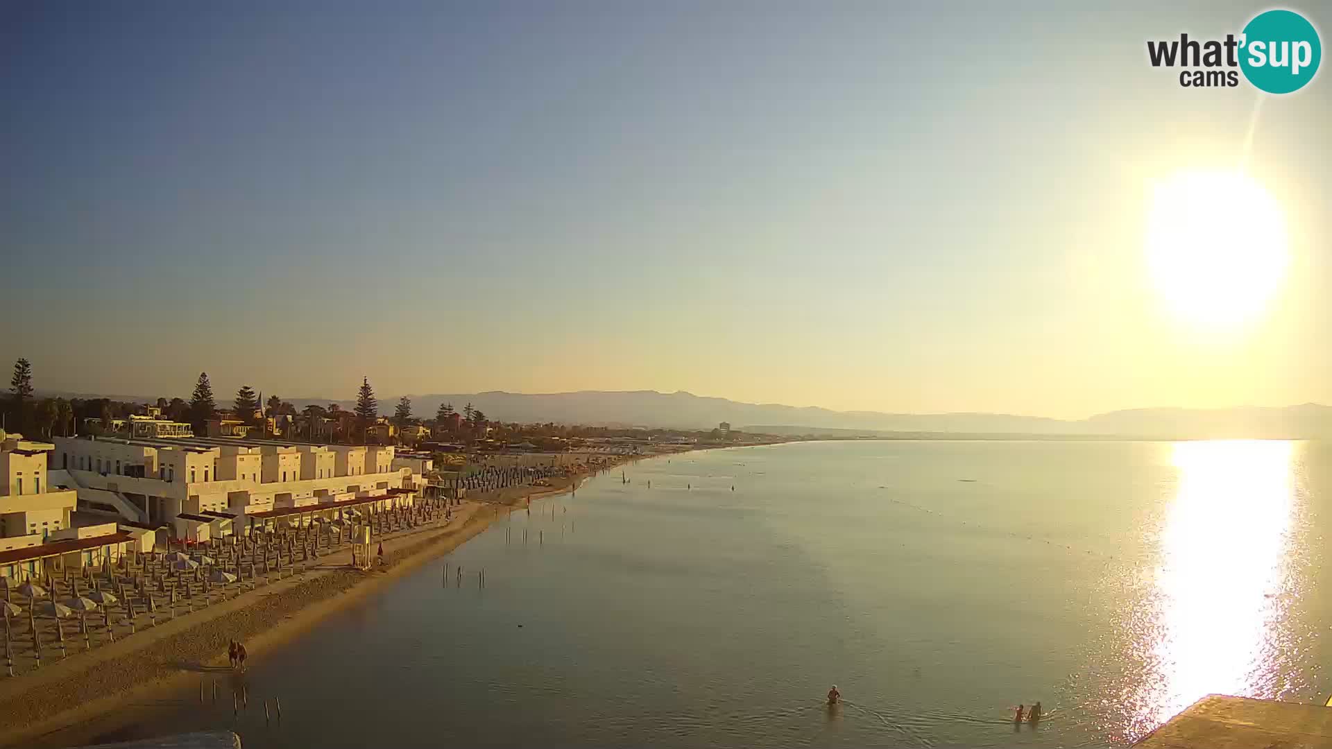 Live Webcam Golfo di Cagliari – Spiaggia del Poetto – Sardegna