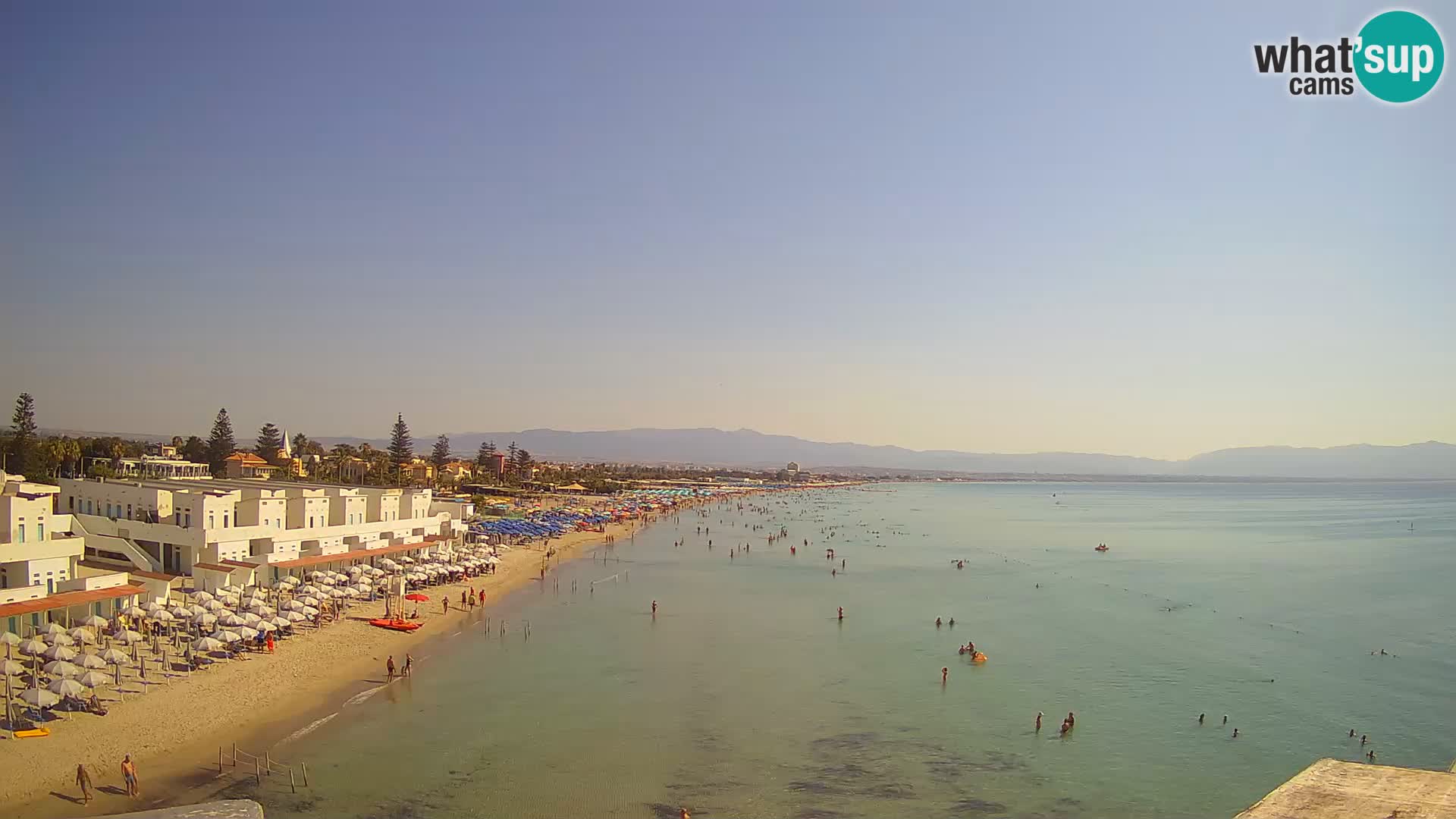 Live Webcam Golfo di Cagliari – Spiaggia del Poetto – Sardegna