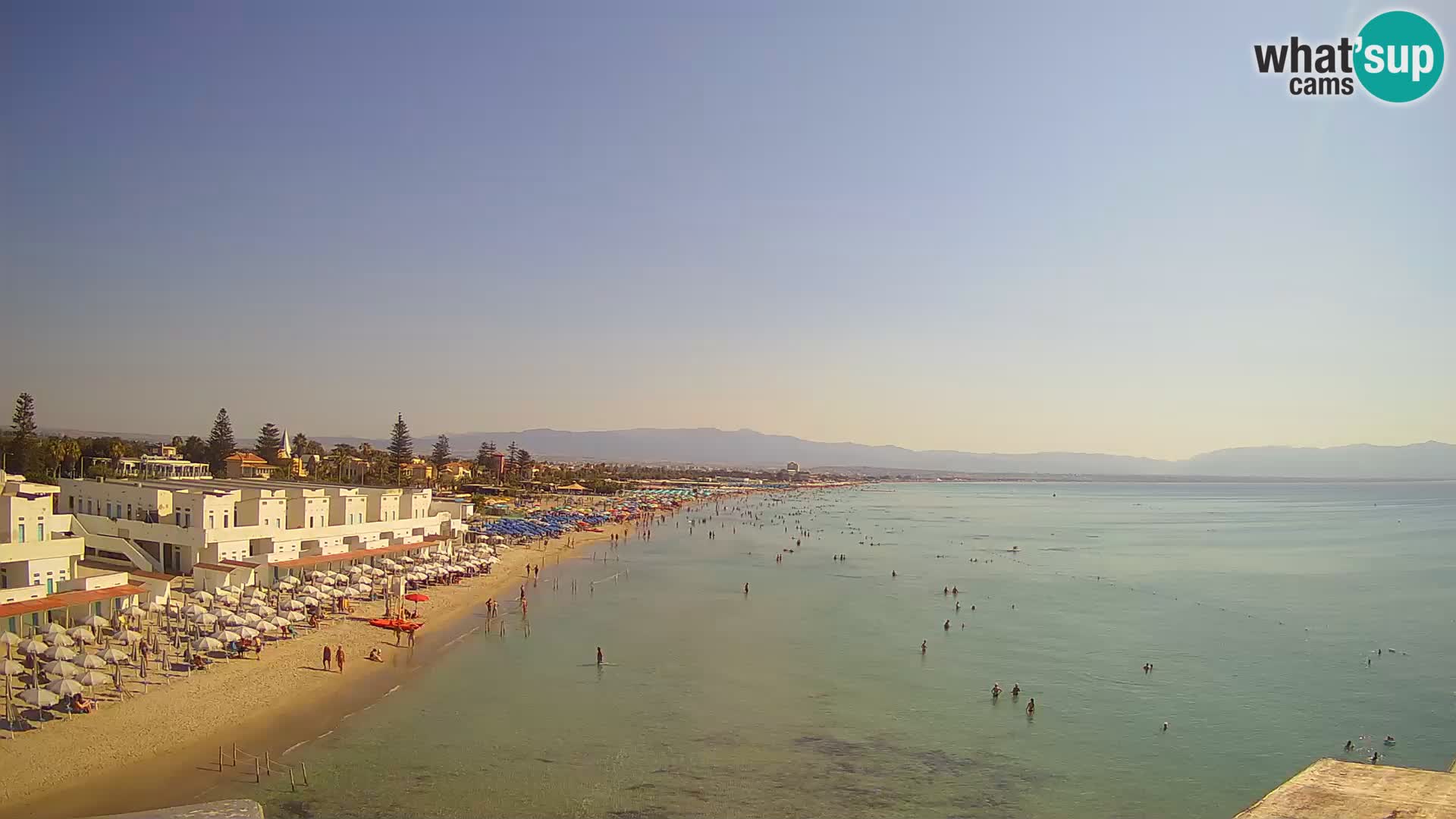 Live Webcam Golfo di Cagliari – Spiaggia del Poetto – Sardegna