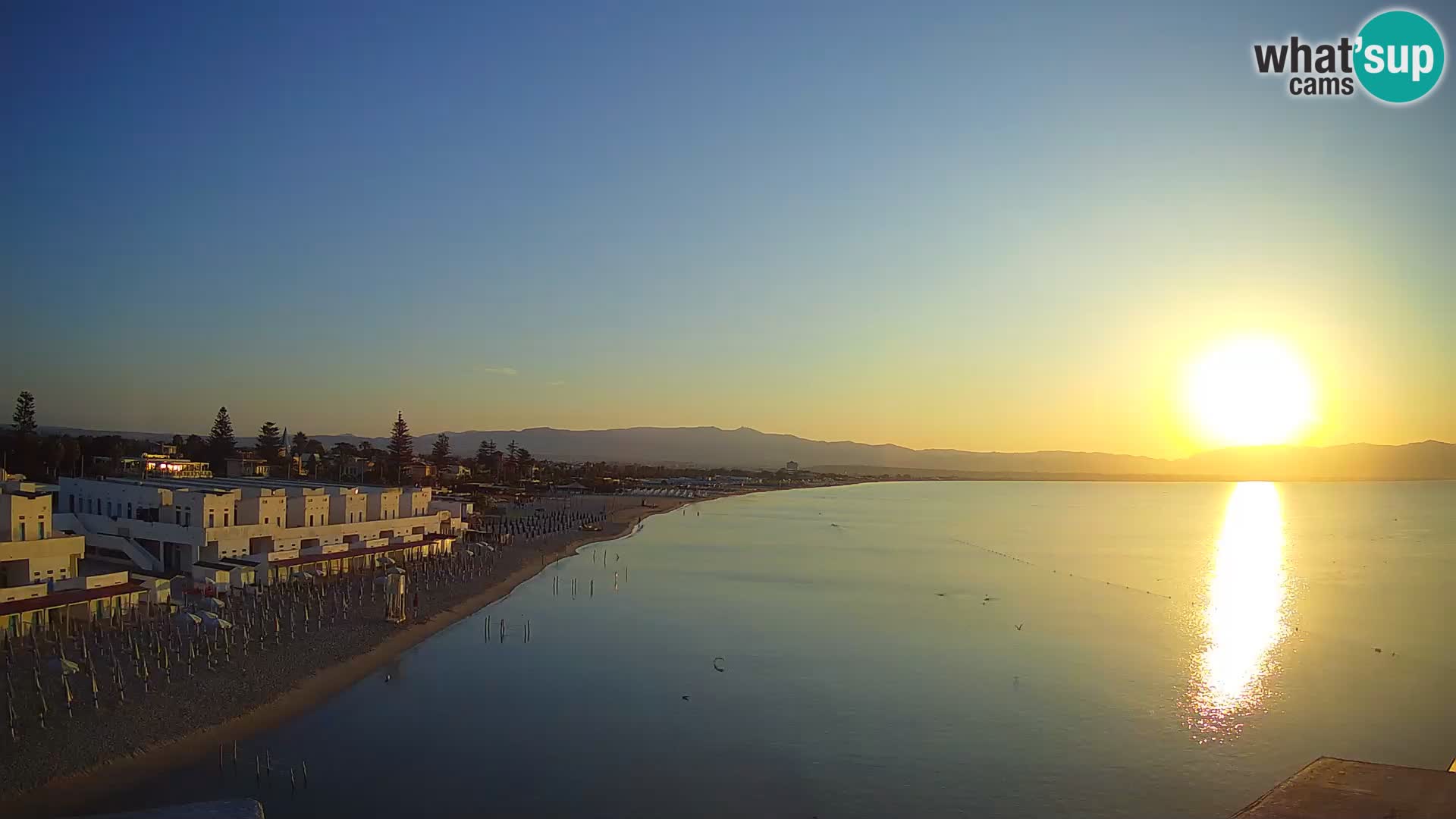 Live Webcam Golfo di Cagliari – Spiaggia del Poetto – Sardegna