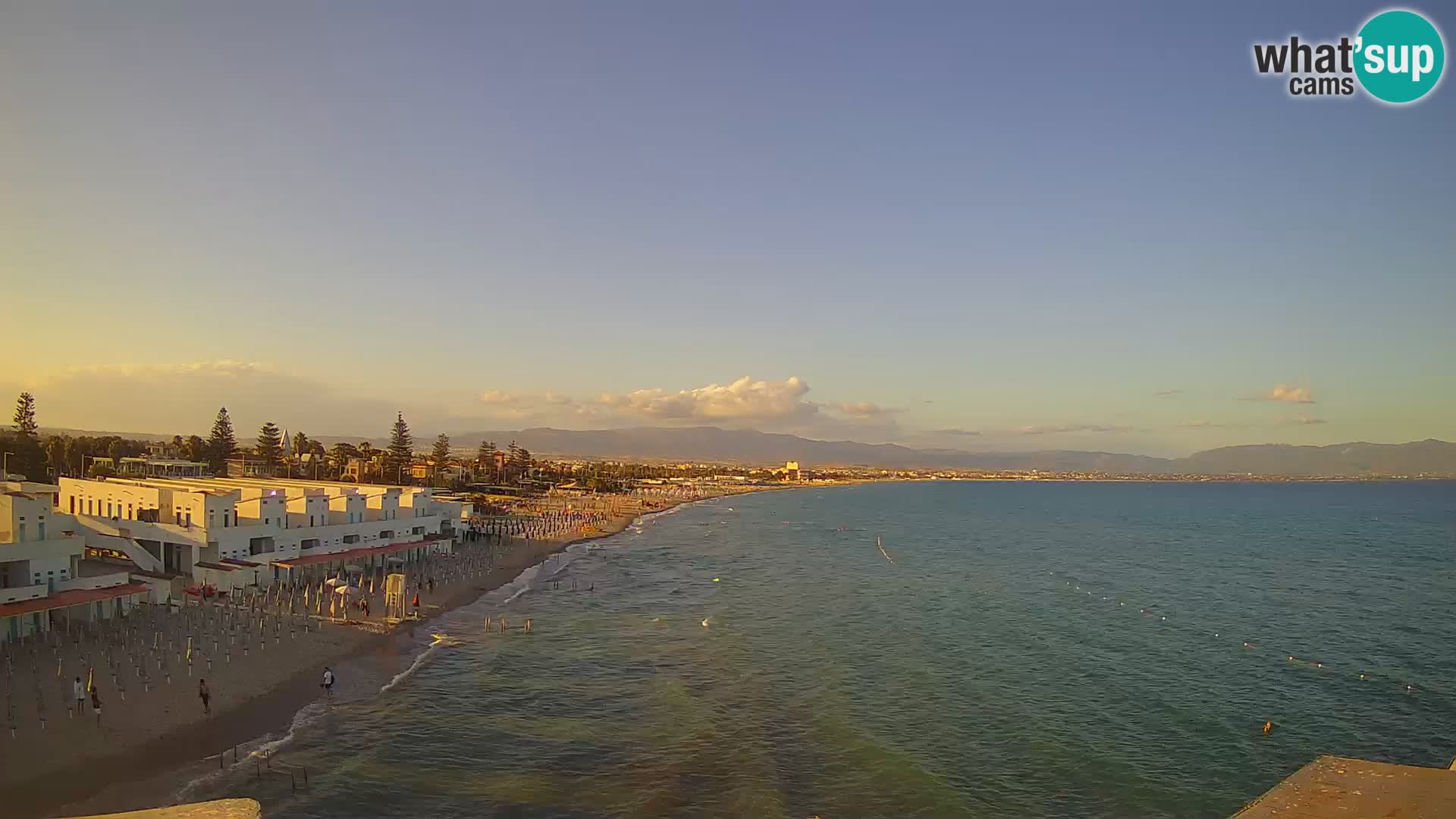 Live Webcam Gulf of Cagliari – Poetto beach – Sardinia