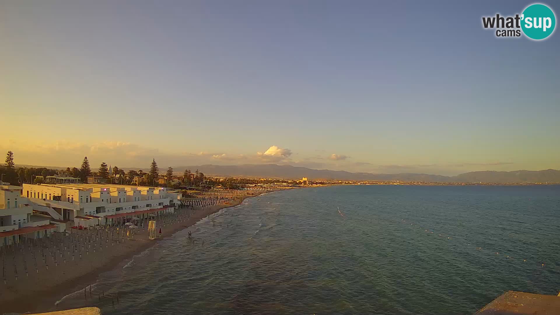 Live Webcam Golfo di Cagliari – Spiaggia del Poetto – Sardegna