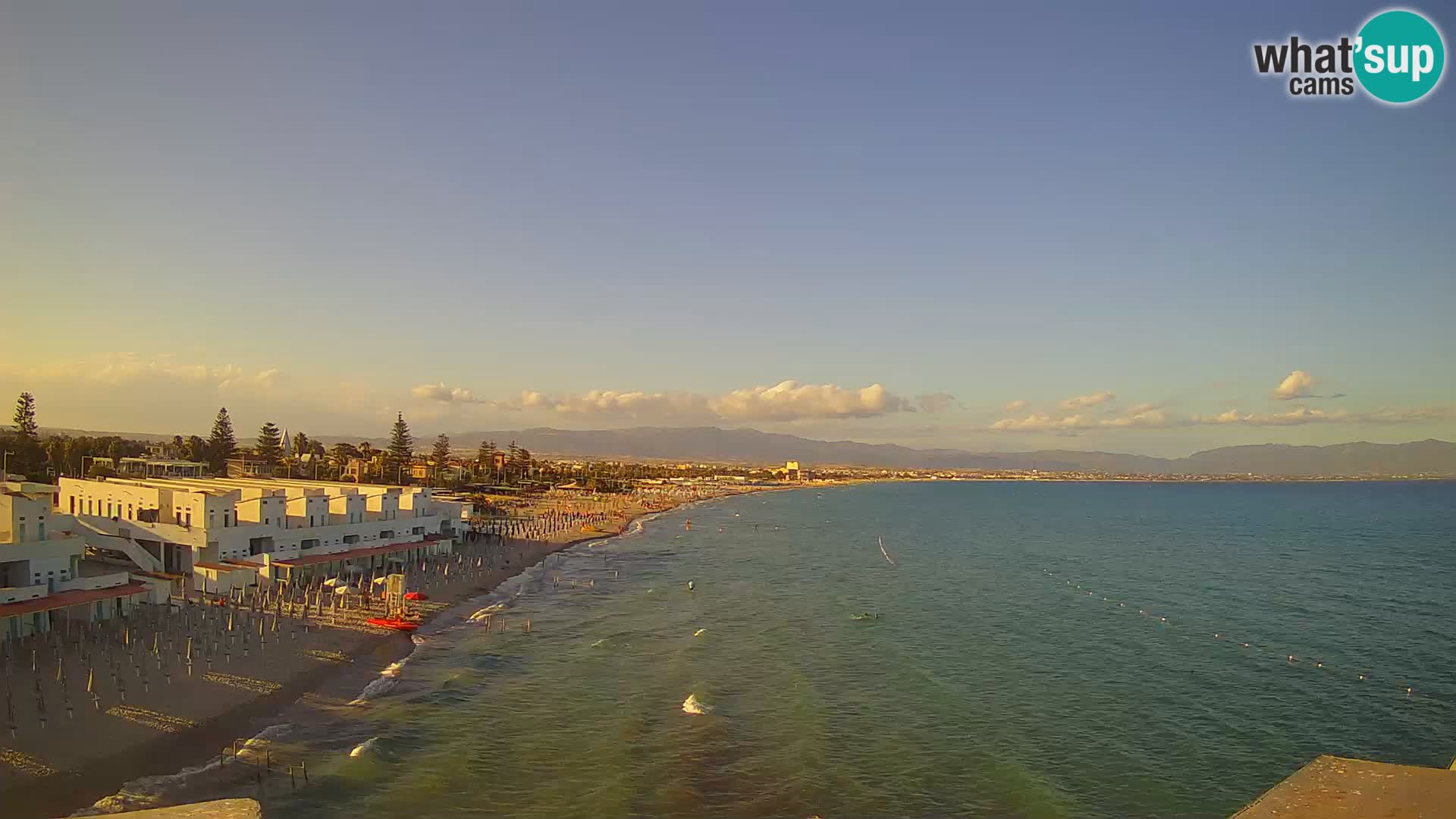 Live Webcam Golfo di Cagliari – Spiaggia del Poetto – Sardegna