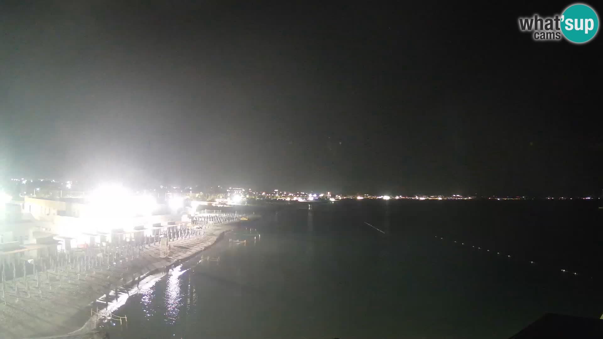 Spletna kamera v živo Cagliarski zaliv – plaža Poetto – Sardinija