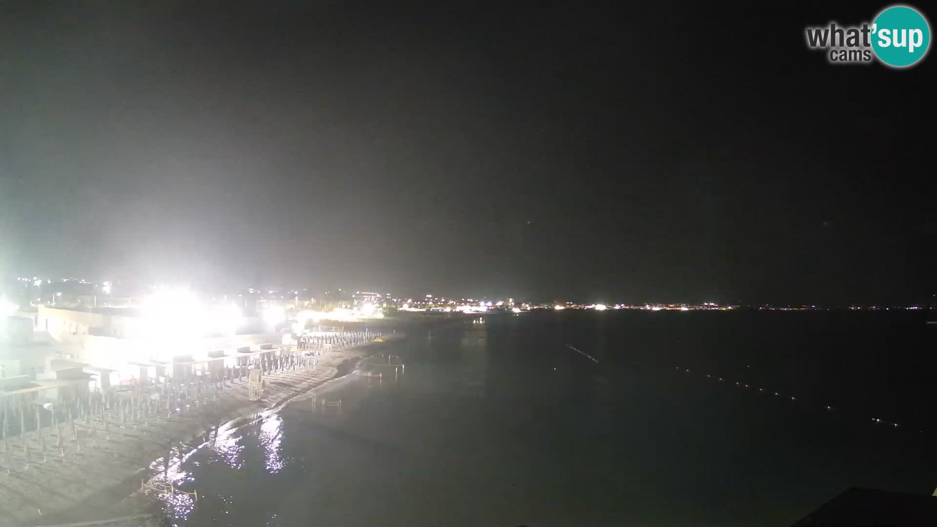 Spletna kamera v živo Cagliarski zaliv – plaža Poetto – Sardinija