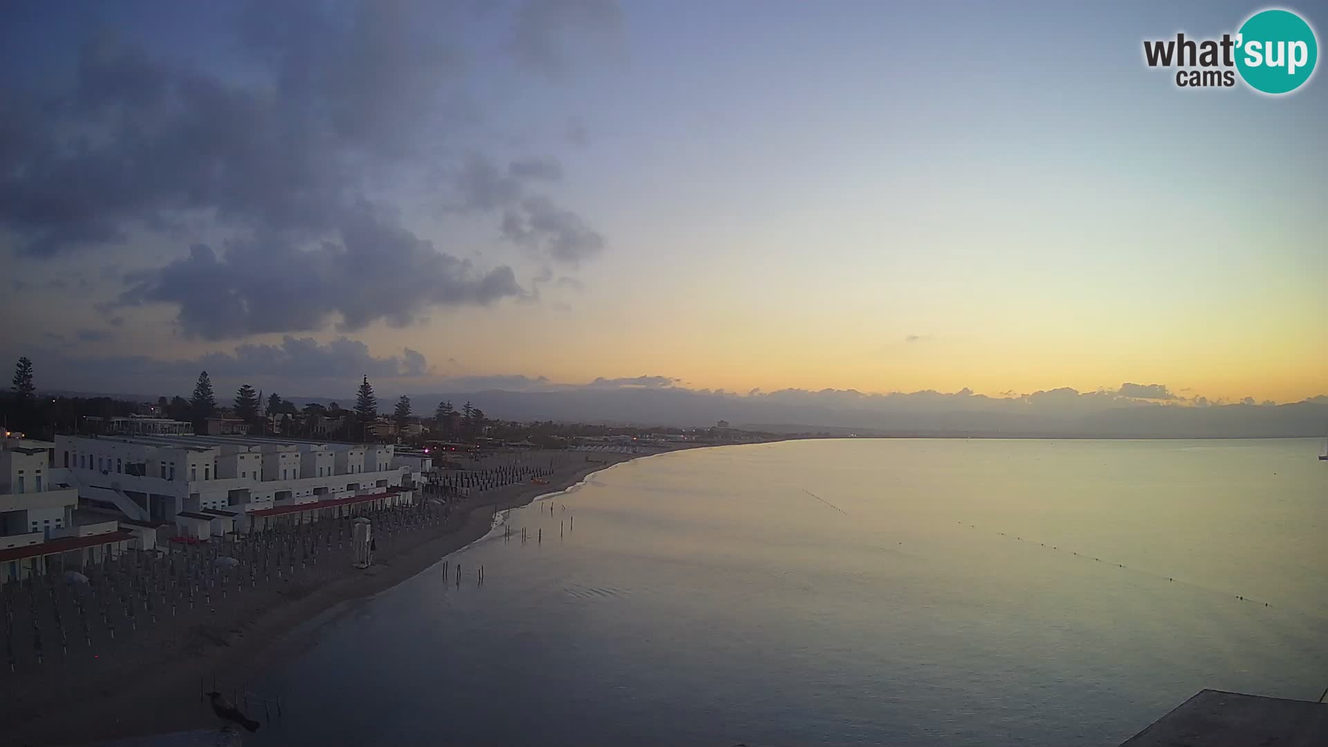 Camera en vivo Golfo de Cagliari – Playa del Poetto – Cerdeña