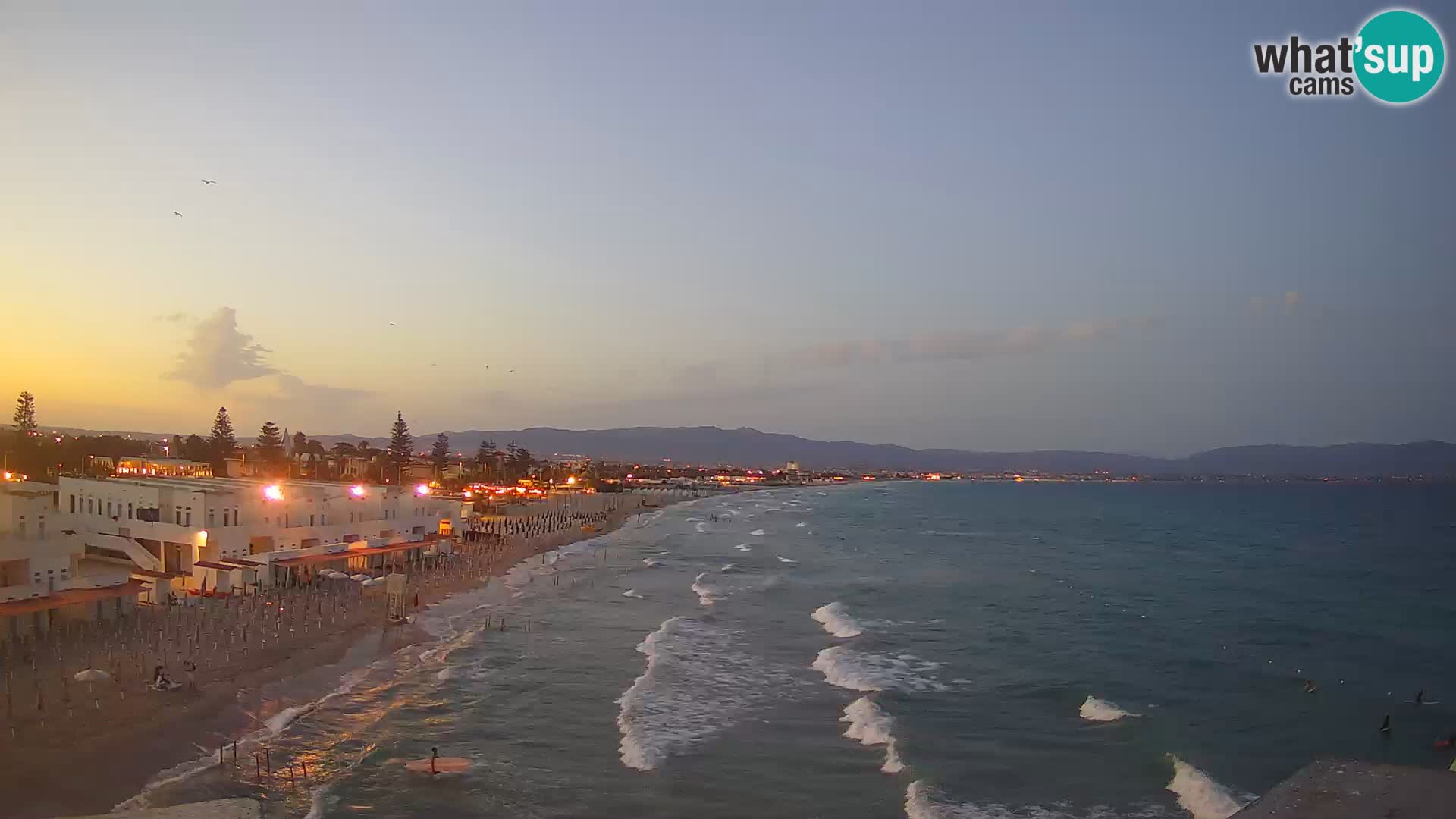 Live Webcam Golfo di Cagliari – Spiaggia del Poetto – Sardegna