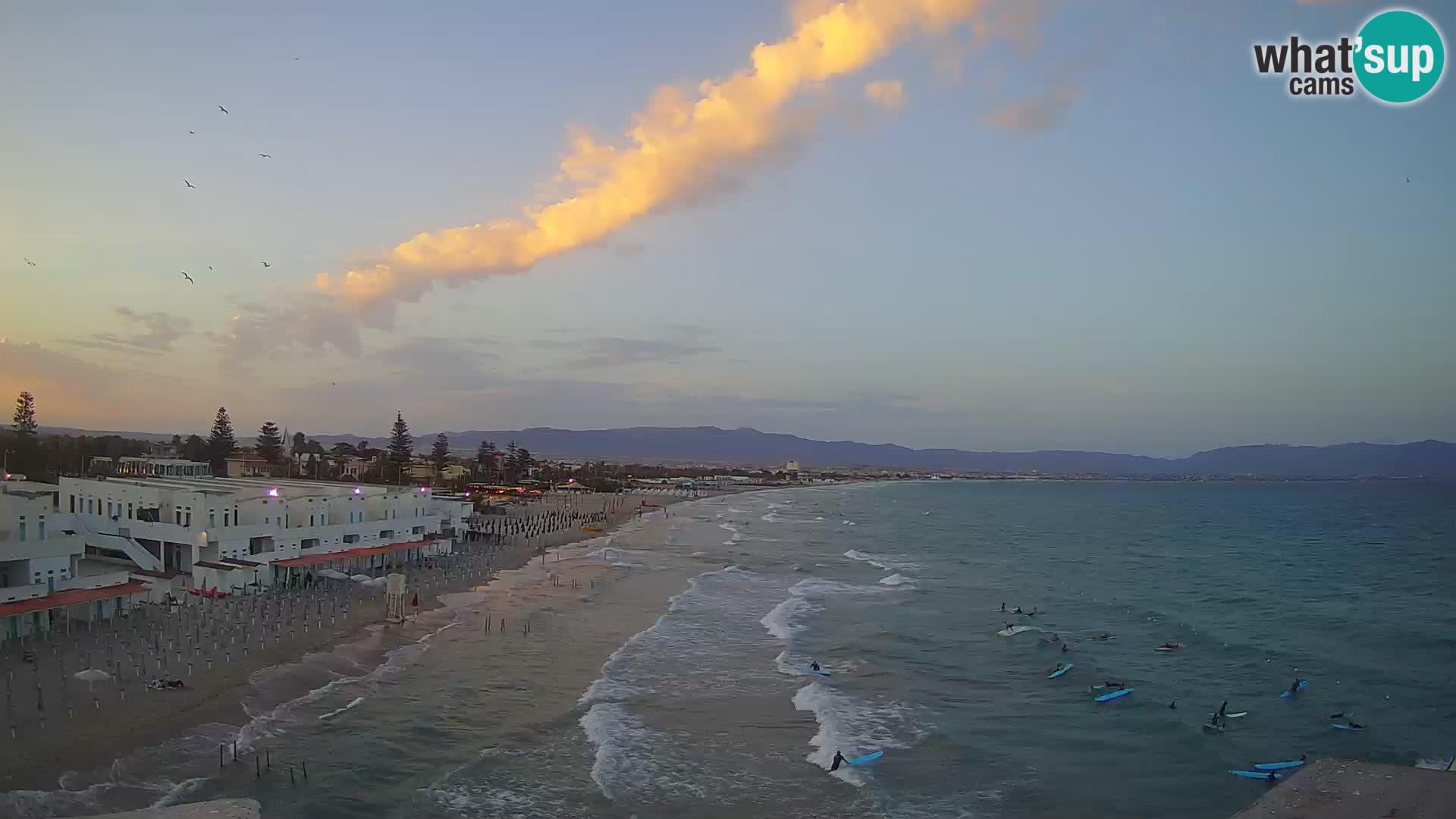 Live Webcam Gulf of Cagliari – Poetto beach – Sardinia