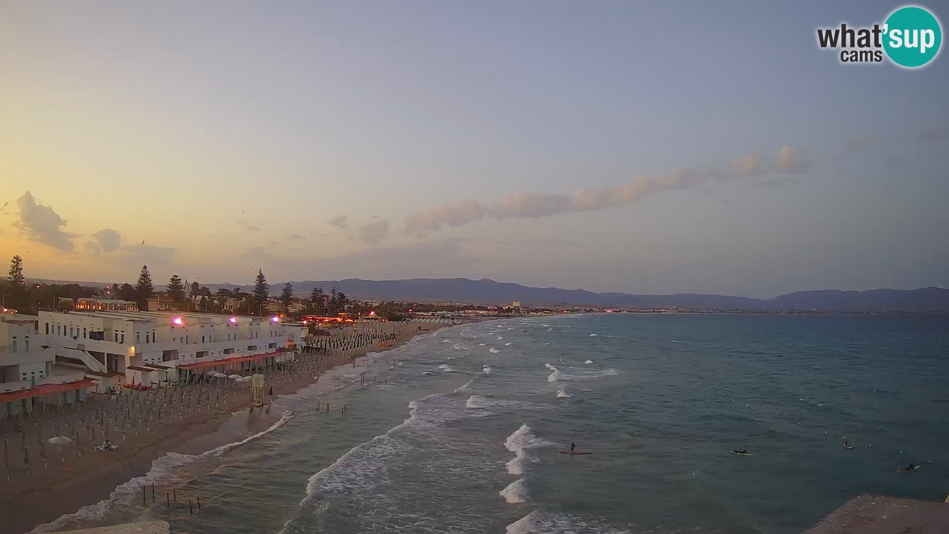 Live Webcam Golfo di Cagliari – Spiaggia del Poetto – Sardegna