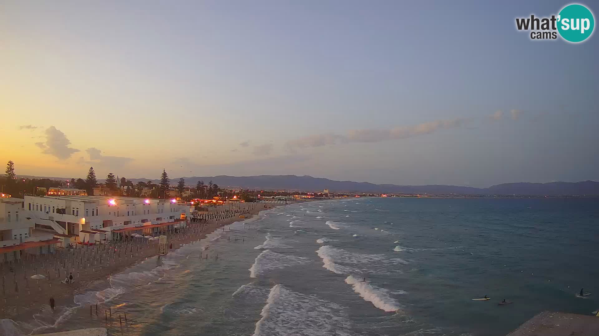 Live Webcam Golf von Cagliari – Strand Poetto – Sardinien