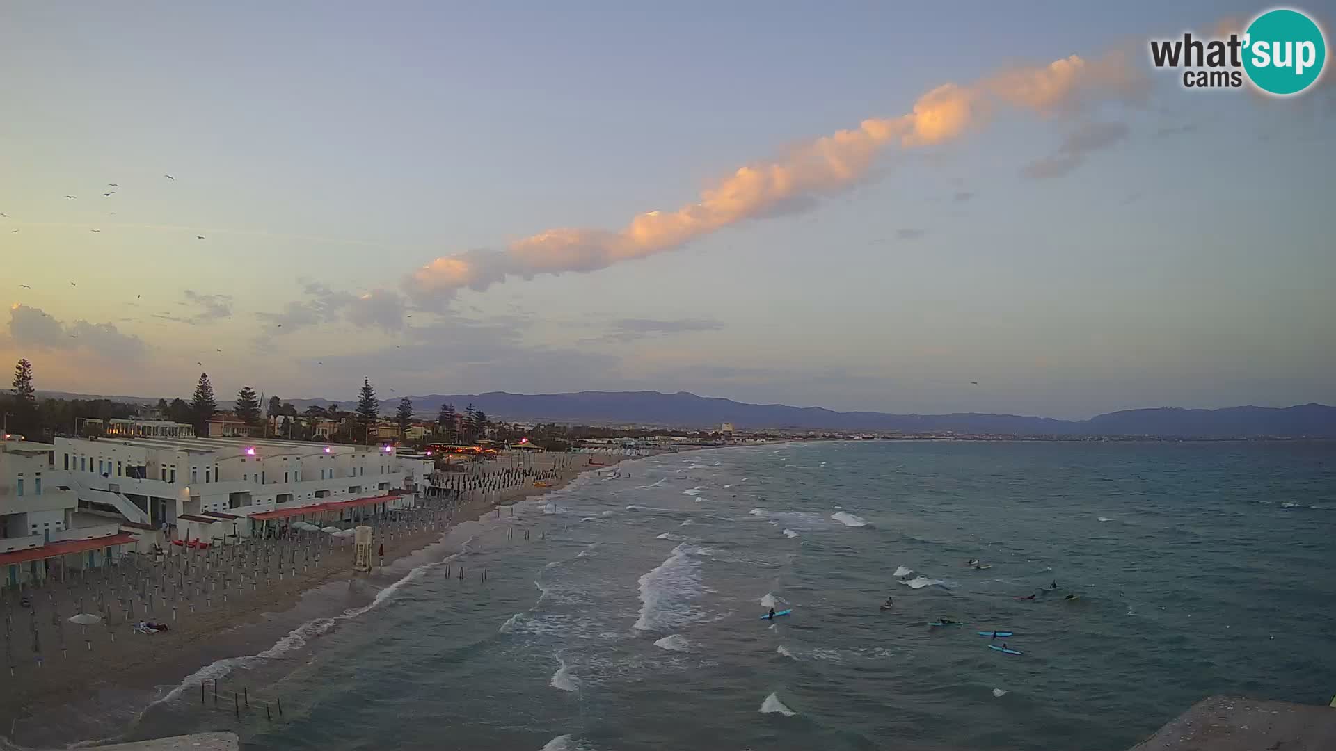 Live Webcam Gulf of Cagliari – Poetto beach – Sardinia