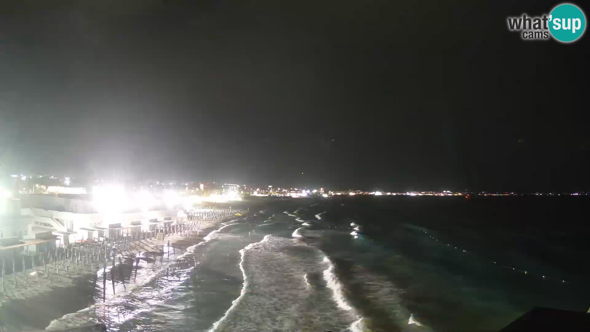 Web kamera uživo Cagliarski zaljev – plaža Poetto – Sardinija