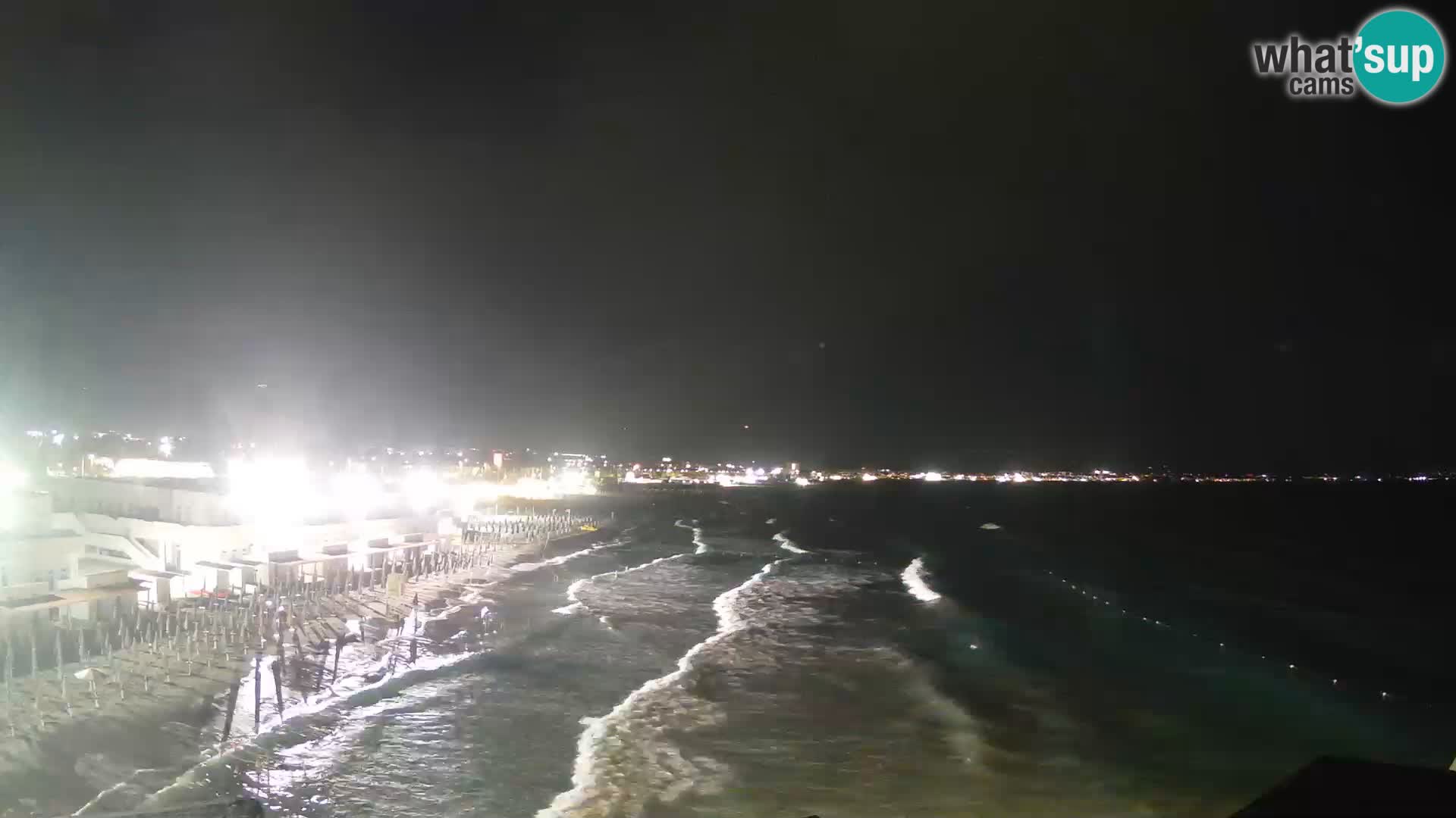 Web kamera uživo Cagliarski zaljev – plaža Poetto – Sardinija