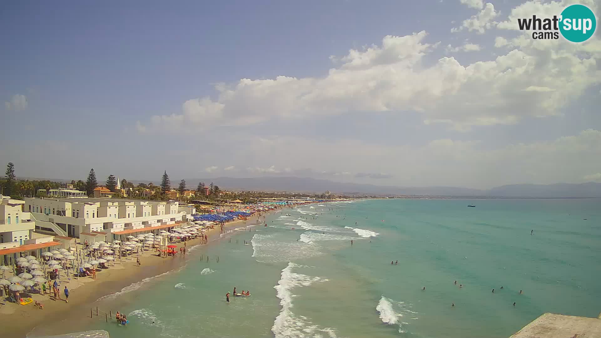 Live Webcam Gulf of Cagliari – Poetto beach – Sardinia