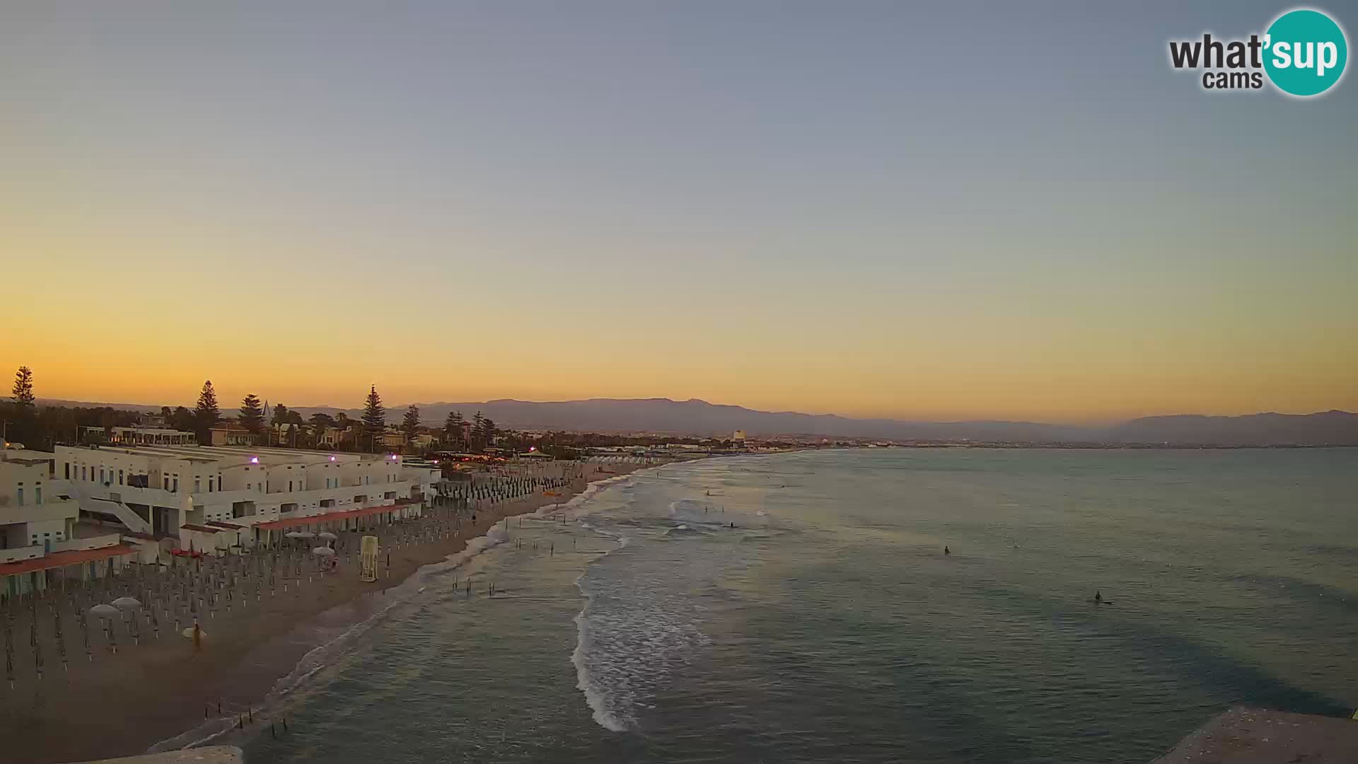 Live Webcam Golfo di Cagliari – Spiaggia del Poetto – Sardegna