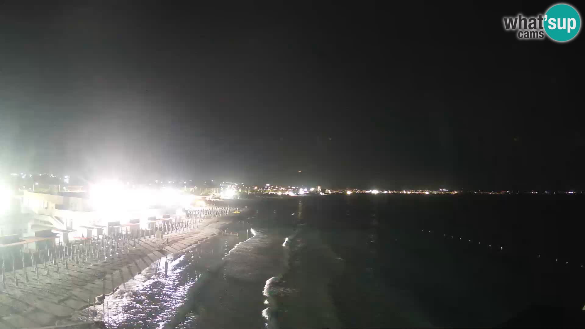 Camera en vivo Golfo de Cagliari – Playa del Poetto – Cerdeña
