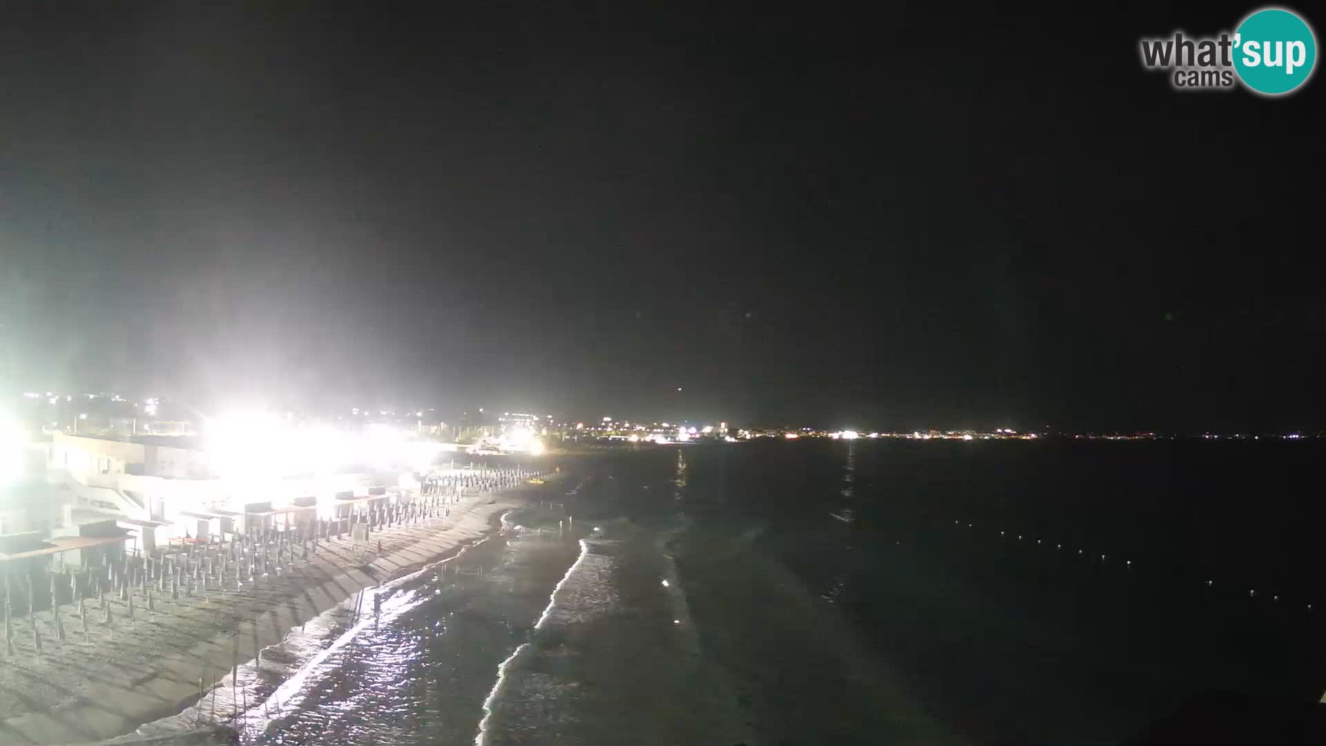 Webcam en direct Golfe de Cagliari – Plage du Poetto – Sardaigne