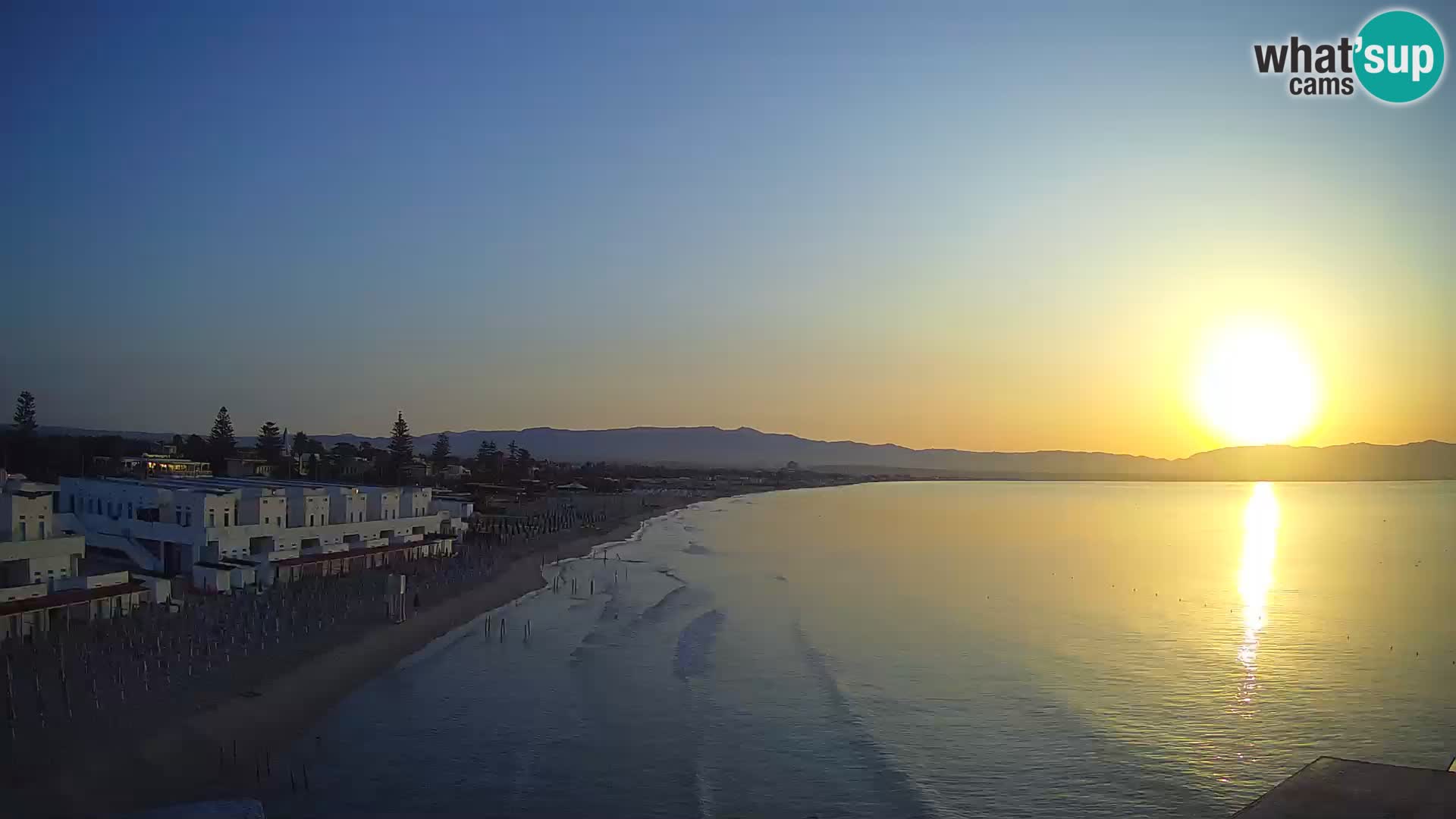 Live Webcam Golfo di Cagliari – Spiaggia del Poetto – Sardegna