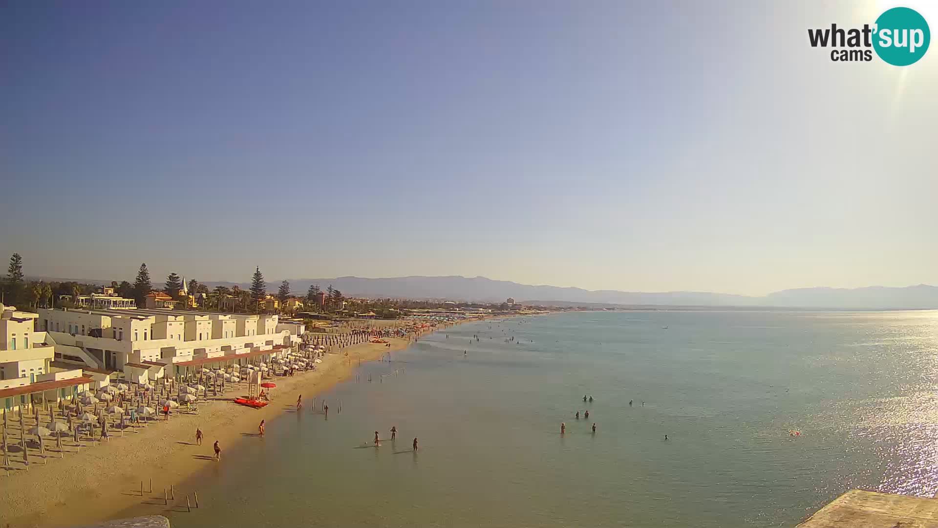 Live Webcam Golfo di Cagliari – Spiaggia del Poetto – Sardegna