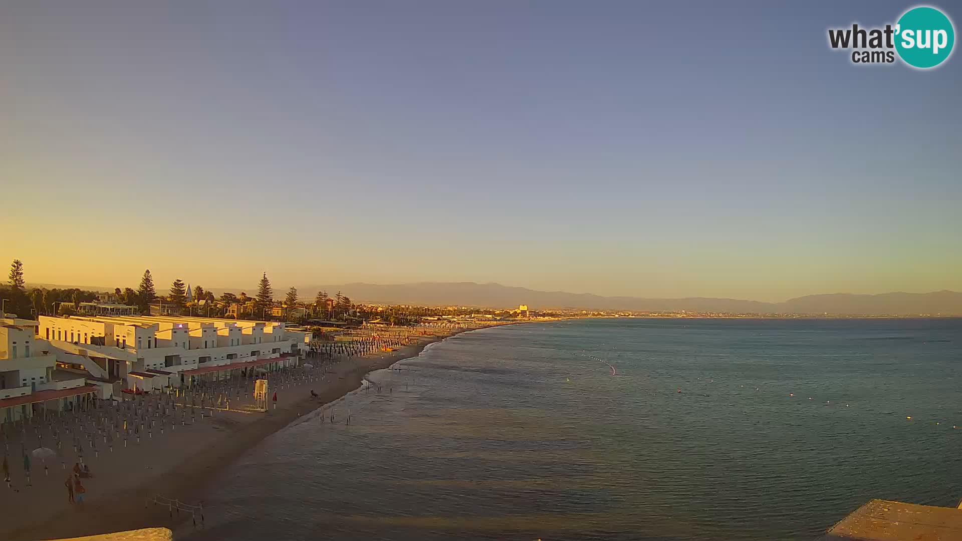 Live Webcam Golf von Cagliari – Strand Poetto – Sardinien