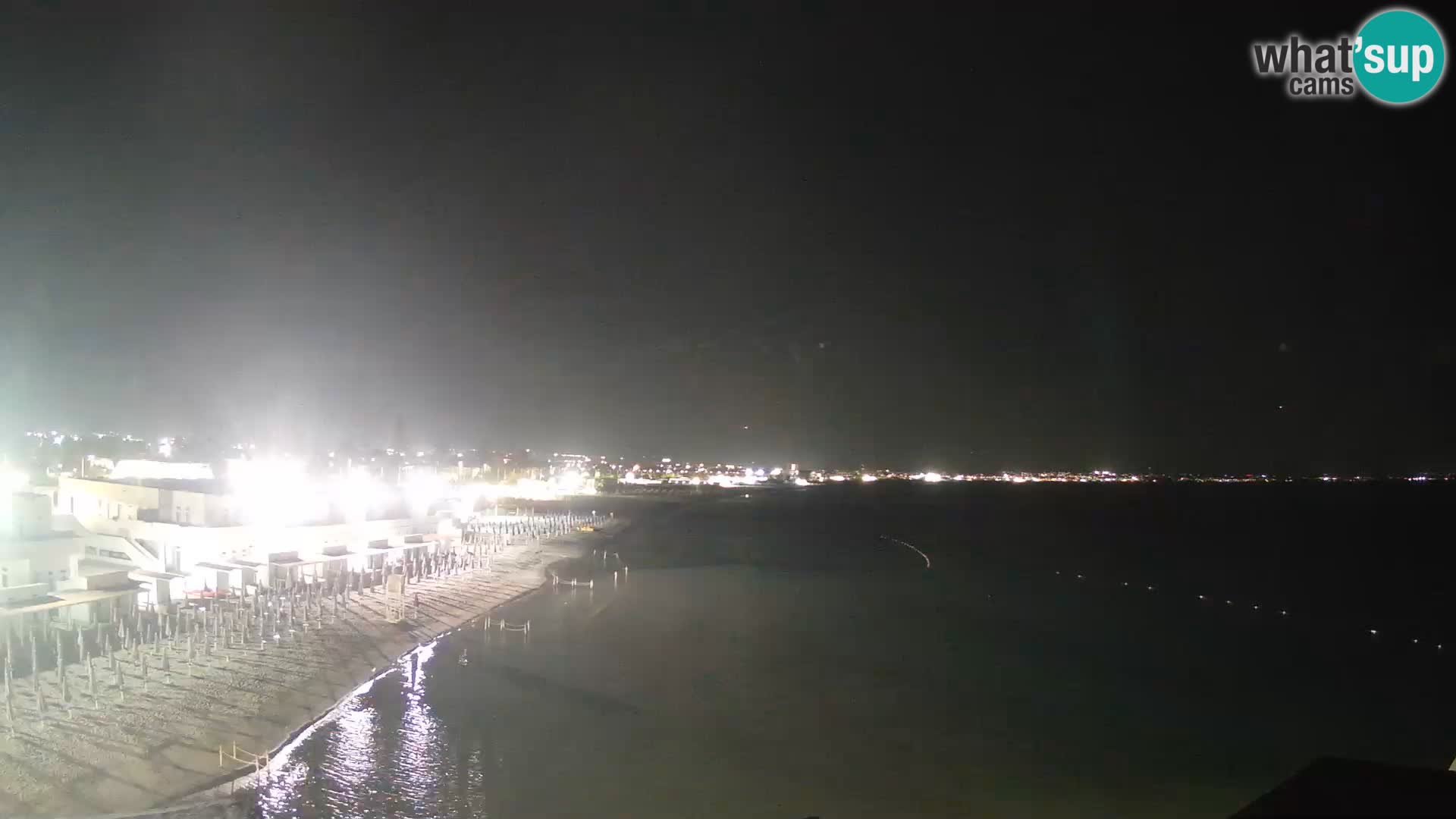 Camera en vivo Golfo de Cagliari – Playa del Poetto – Cerdeña
