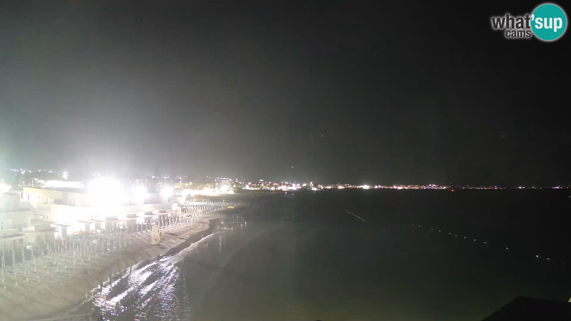 Spletna kamera v živo Cagliarski zaliv – plaža Poetto – Sardinija