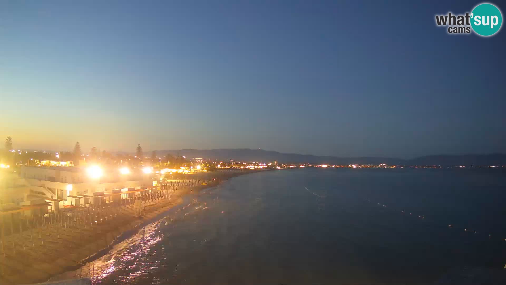 Live Webcam Golfo di Cagliari – Spiaggia del Poetto – Sardegna