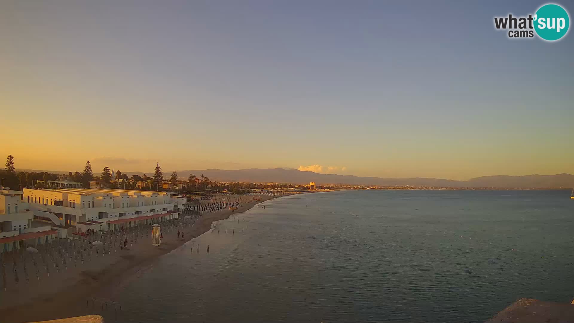 Live Webcam Golf von Cagliari – Strand Poetto – Sardinien