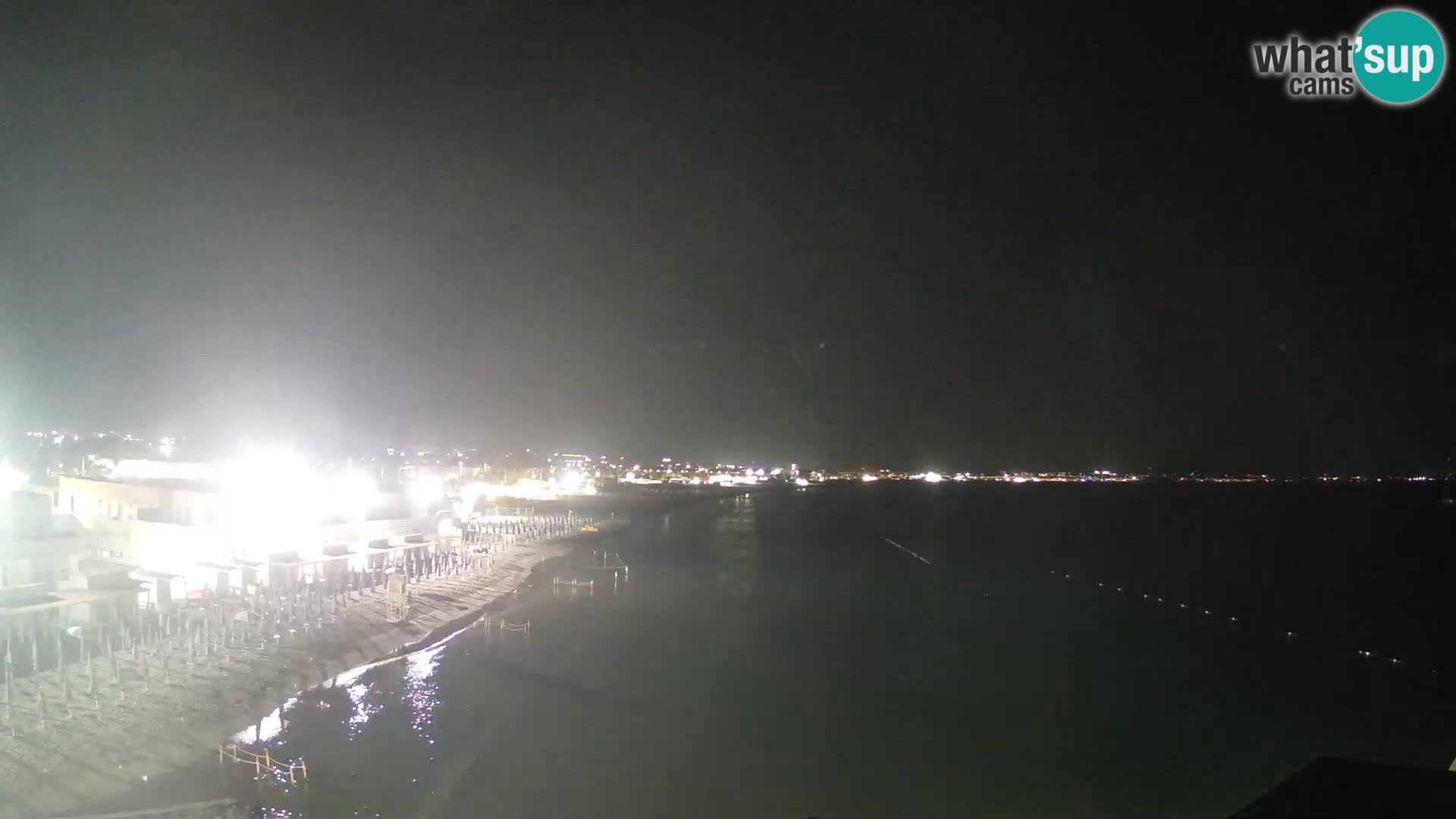 Webcam en direct Golfe de Cagliari – Plage du Poetto – Sardaigne