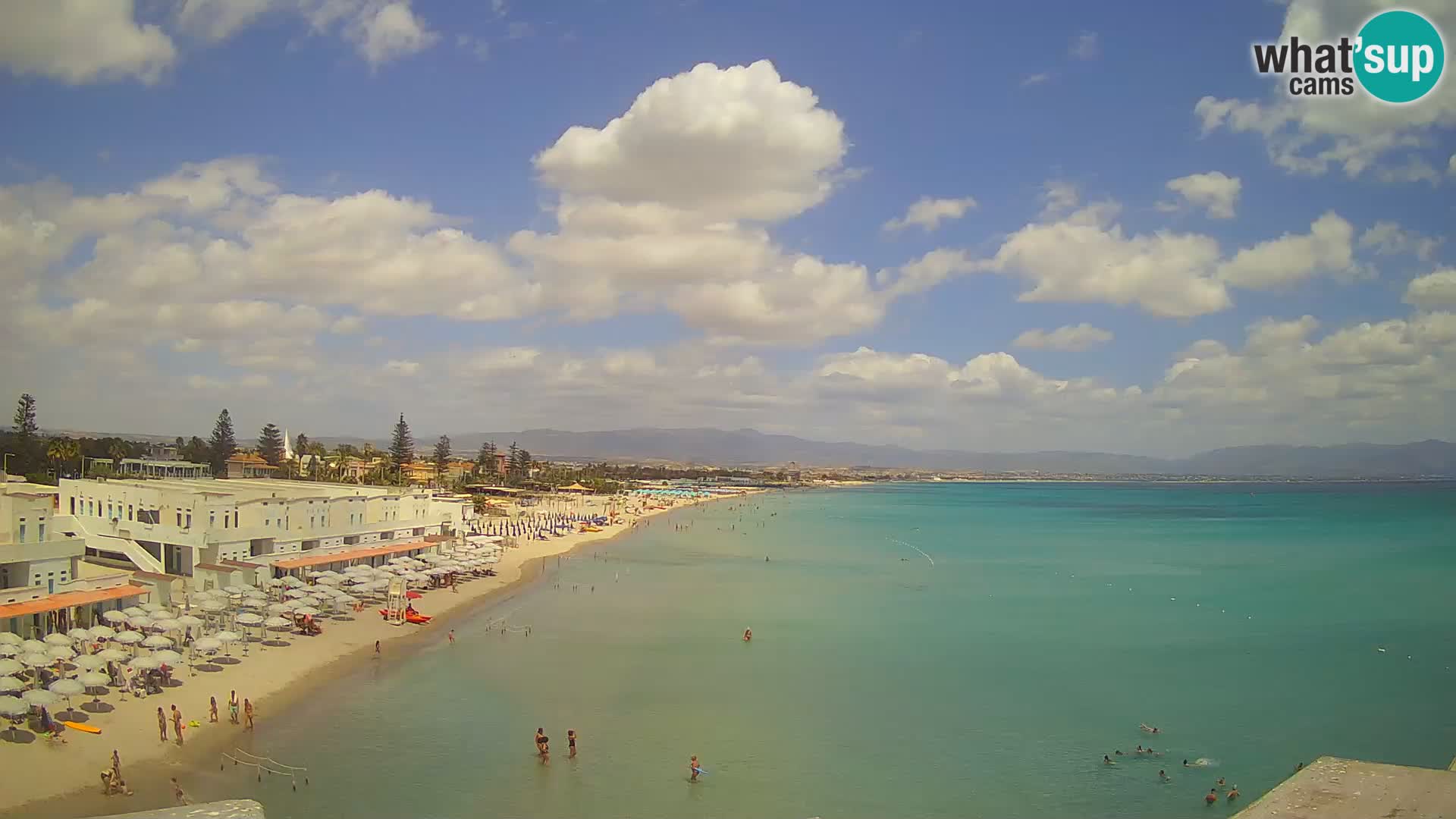 Live Webcam Gulf of Cagliari – Poetto beach – Sardinia