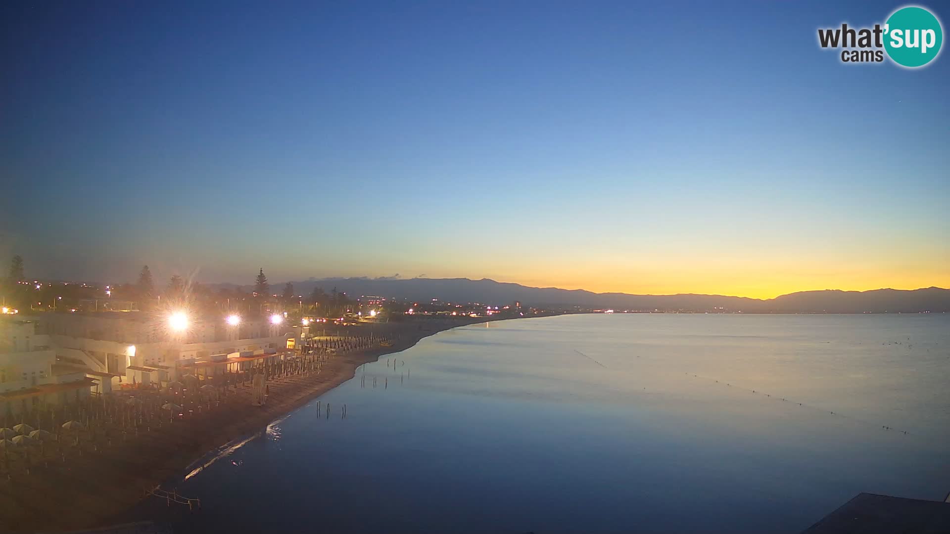 Live Webcam Golfo di Cagliari – Spiaggia del Poetto – Sardegna