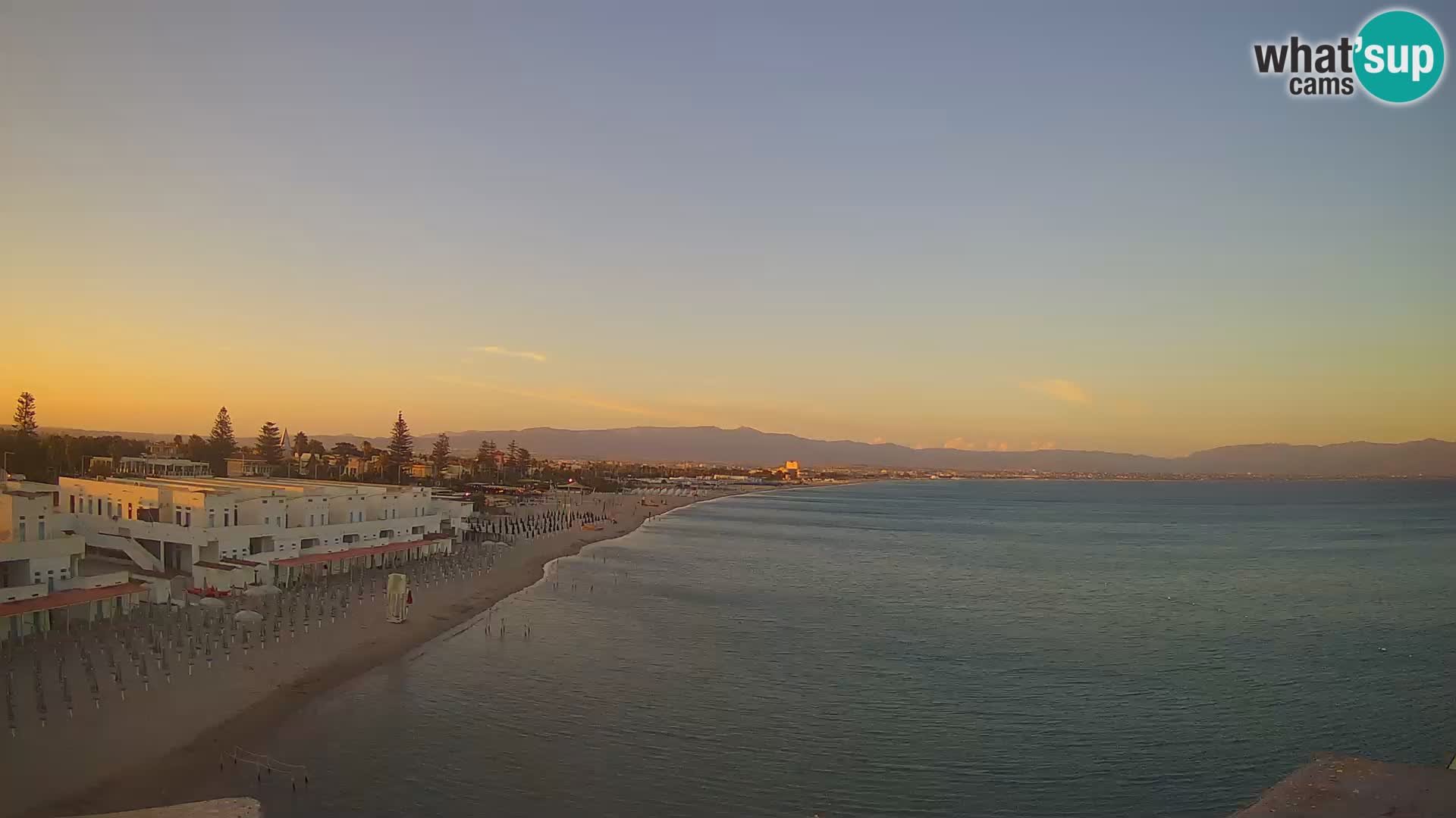 Live Webcam Golfo di Cagliari – Spiaggia del Poetto – Sardegna