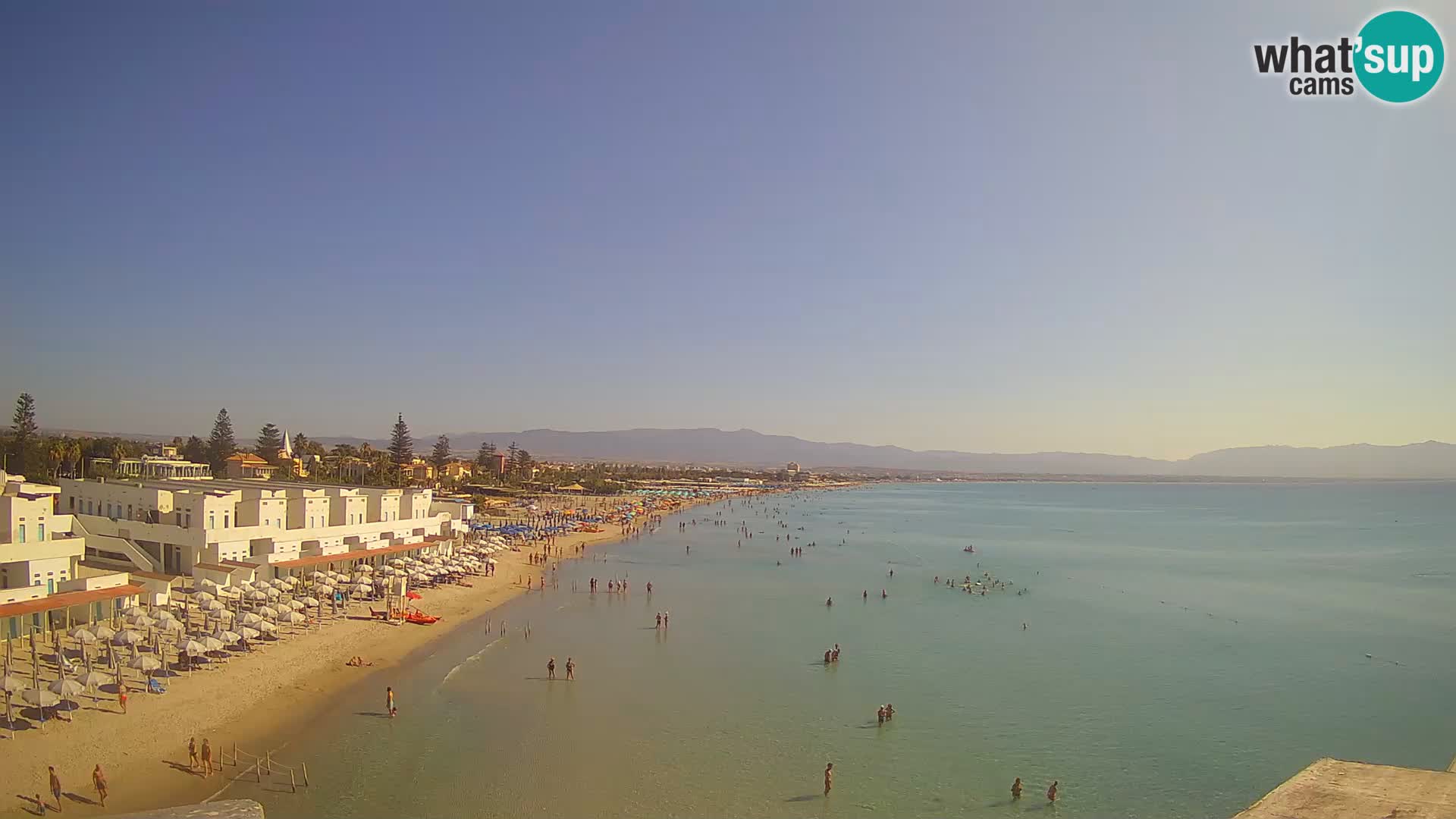 Live Webcam Golf von Cagliari – Strand Poetto – Sardinien