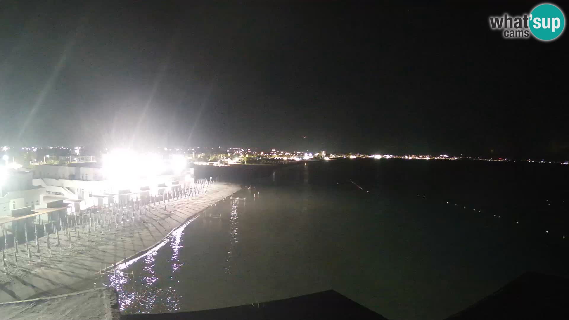 Webcam en direct Golfe de Cagliari – Plage du Poetto – Sardaigne
