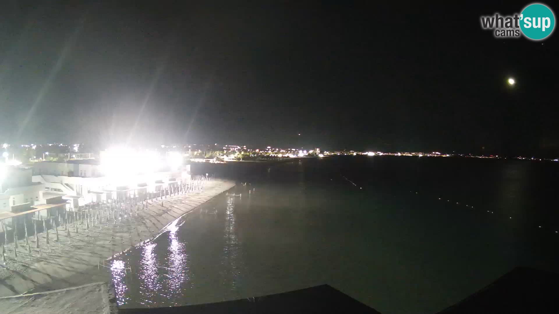 Camera en vivo Golfo de Cagliari – Playa del Poetto – Cerdeña
