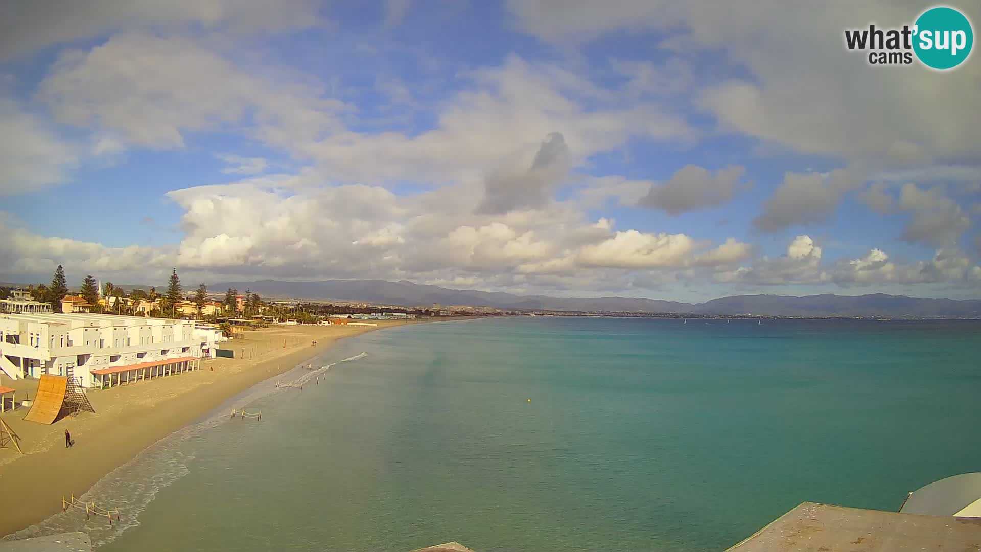 Live Webcam Golf von Cagliari – Strand Poetto – Sardinien