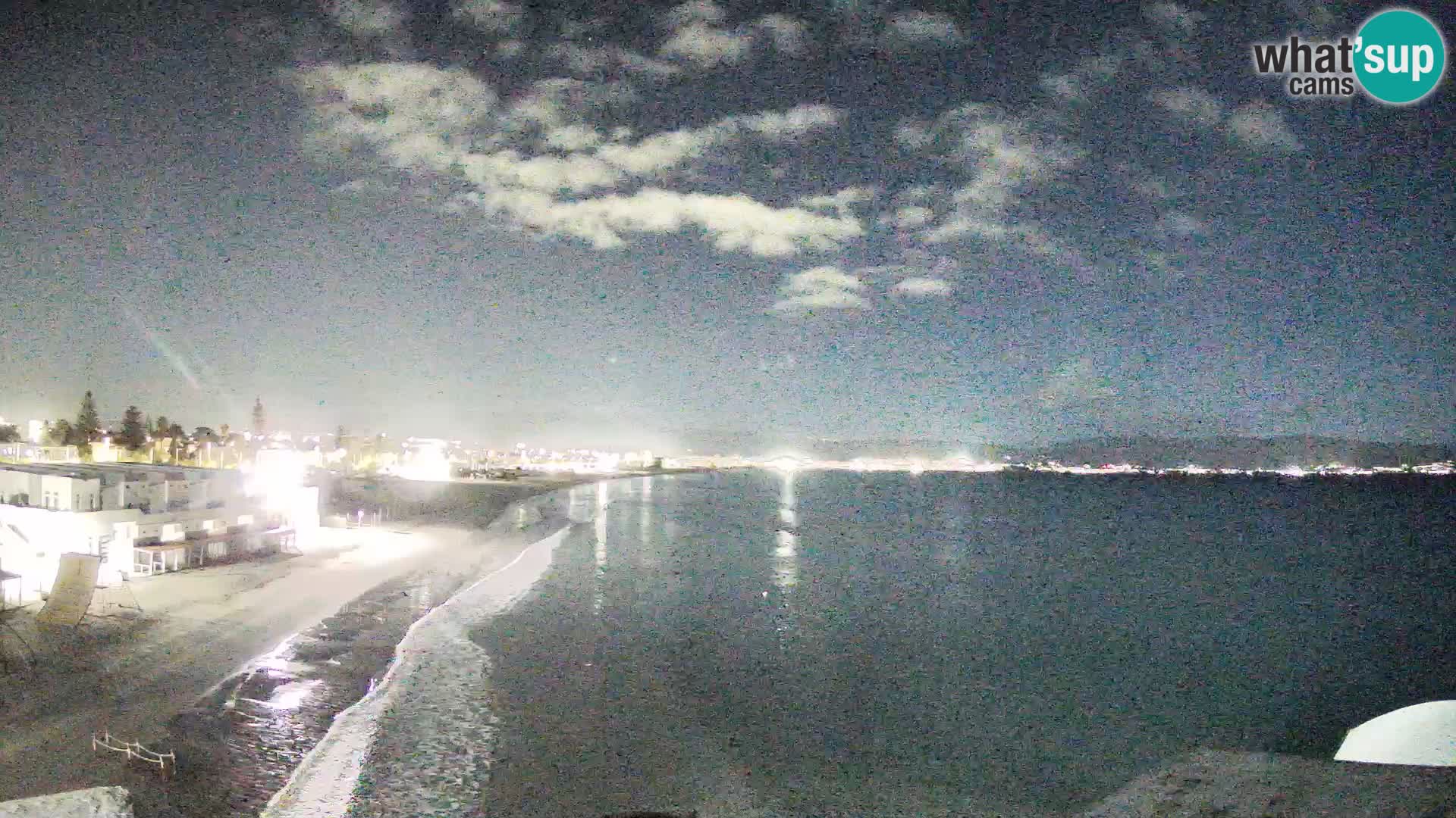 Webcam en direct Golfe de Cagliari – Plage du Poetto – Sardaigne