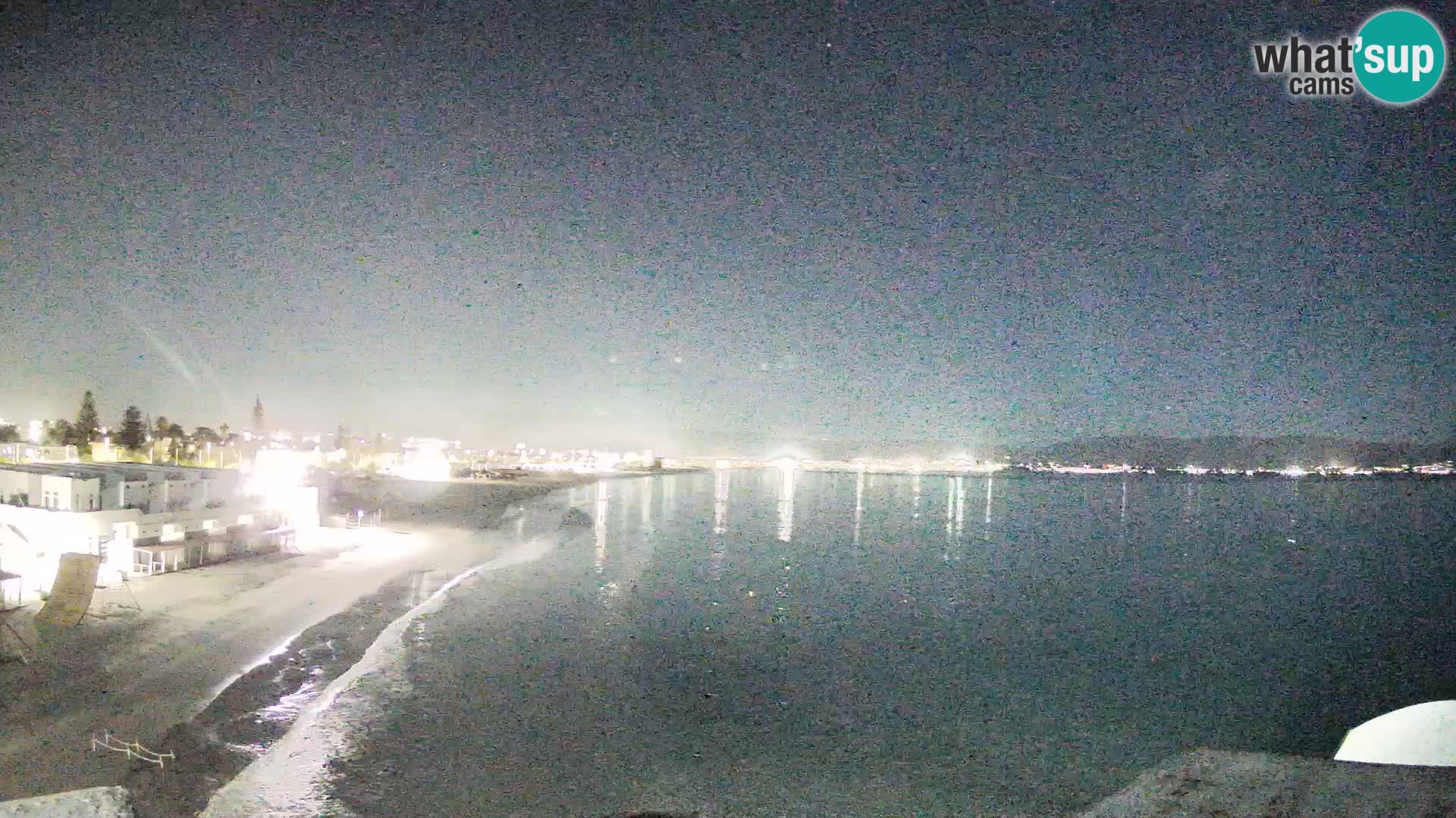 Web kamera uživo Cagliarski zaljev – plaža Poetto – Sardinija