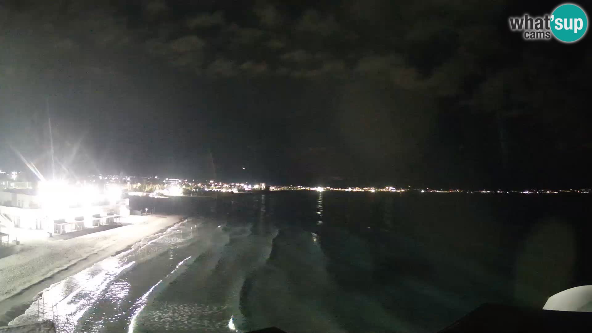 Spletna kamera v živo Cagliarski zaliv – plaža Poetto – Sardinija