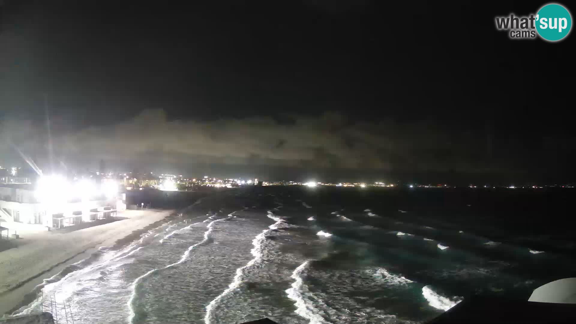 Camera en vivo Golfo de Cagliari – Playa del Poetto – Cerdeña