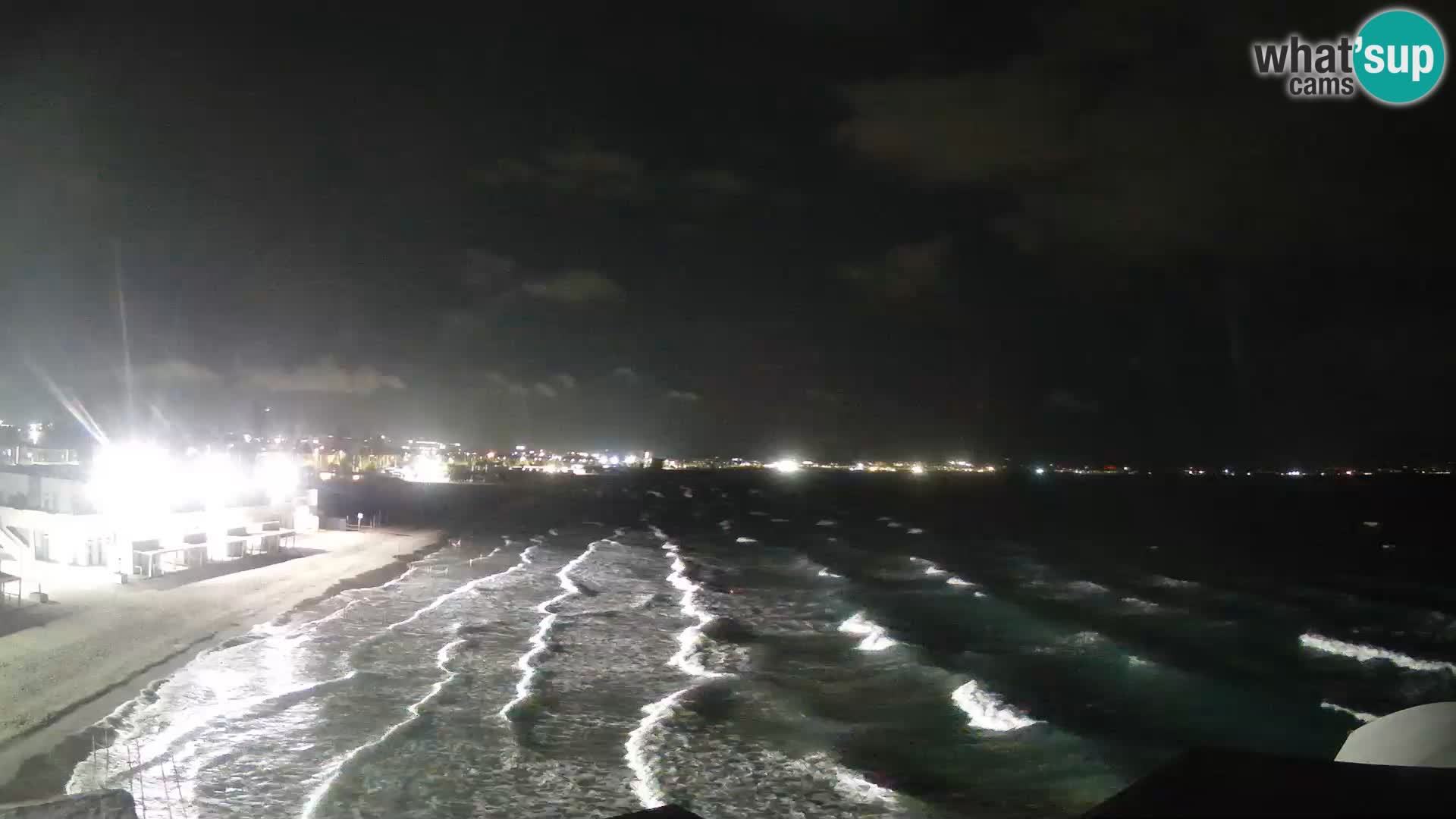 Web kamera uživo Cagliarski zaljev – plaža Poetto – Sardinija